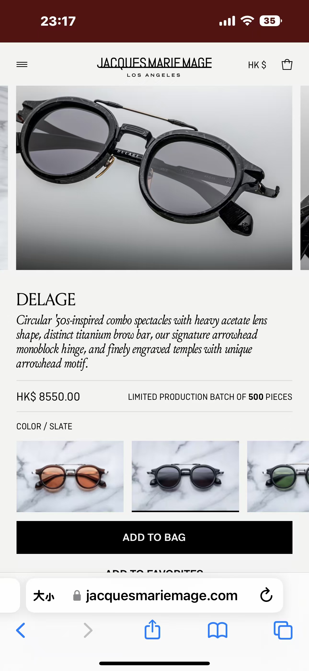 JACQUES MARIE MAG🌟🌟🌟 MODEL：DELAGE🌟🌟🌟SIZE45口25-145🌟🌟🌟