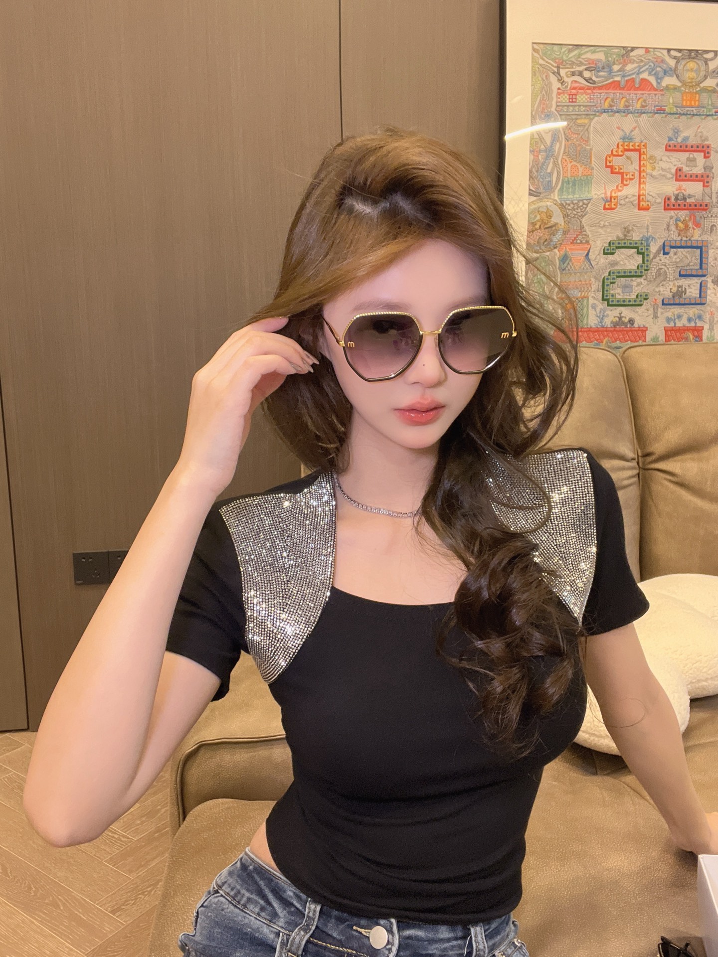 MIU MI*🎀🎀🎀 MODEL SMU 66G🎀🎀🎀SIZE：58口17-140🎀🎀🎀