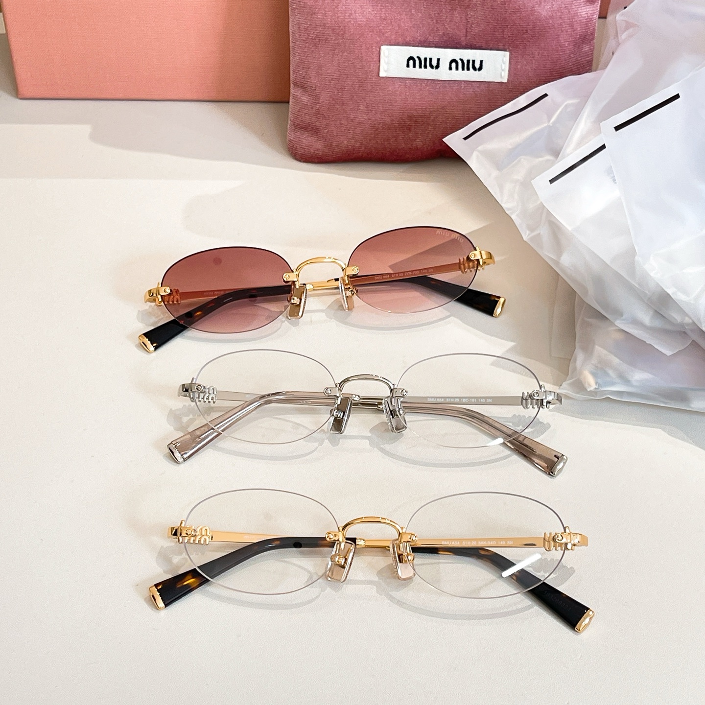 MIU MI*🎀🎀🎀MODELSMUA54 🎀🎀🎀SIZE：51口20-140🎀🎀🎀高版本~~ 