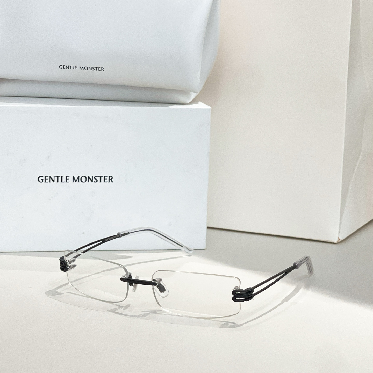 GENTLE MONSTER 无框 矩形 眼镜