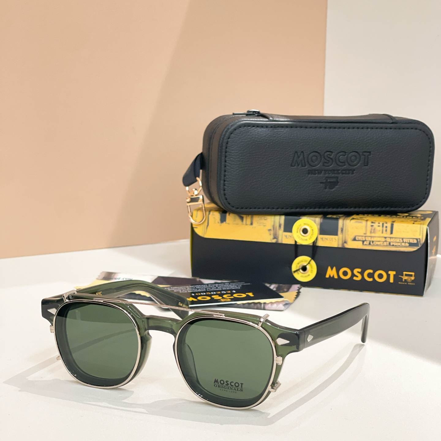 MOSCOT🍁🍁🍁MODEL: DOLT🍁🍁🍁SIZE:46口23-145🍁🍁🍁夹片款