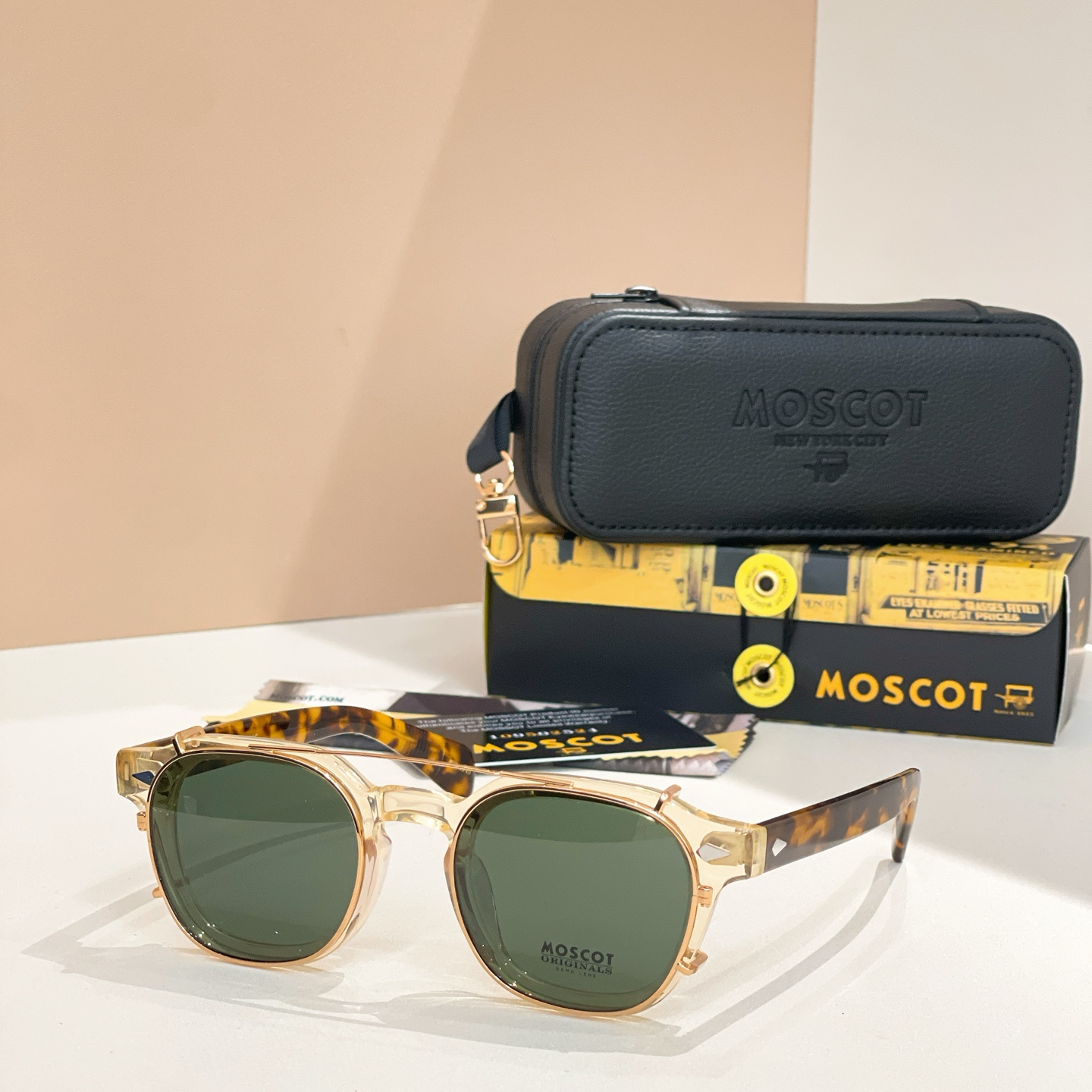 MOSCOT🍁🍁🍁MODEL: DOLT🍁🍁🍁SIZE:46口23-145🍁🍁🍁夹片款