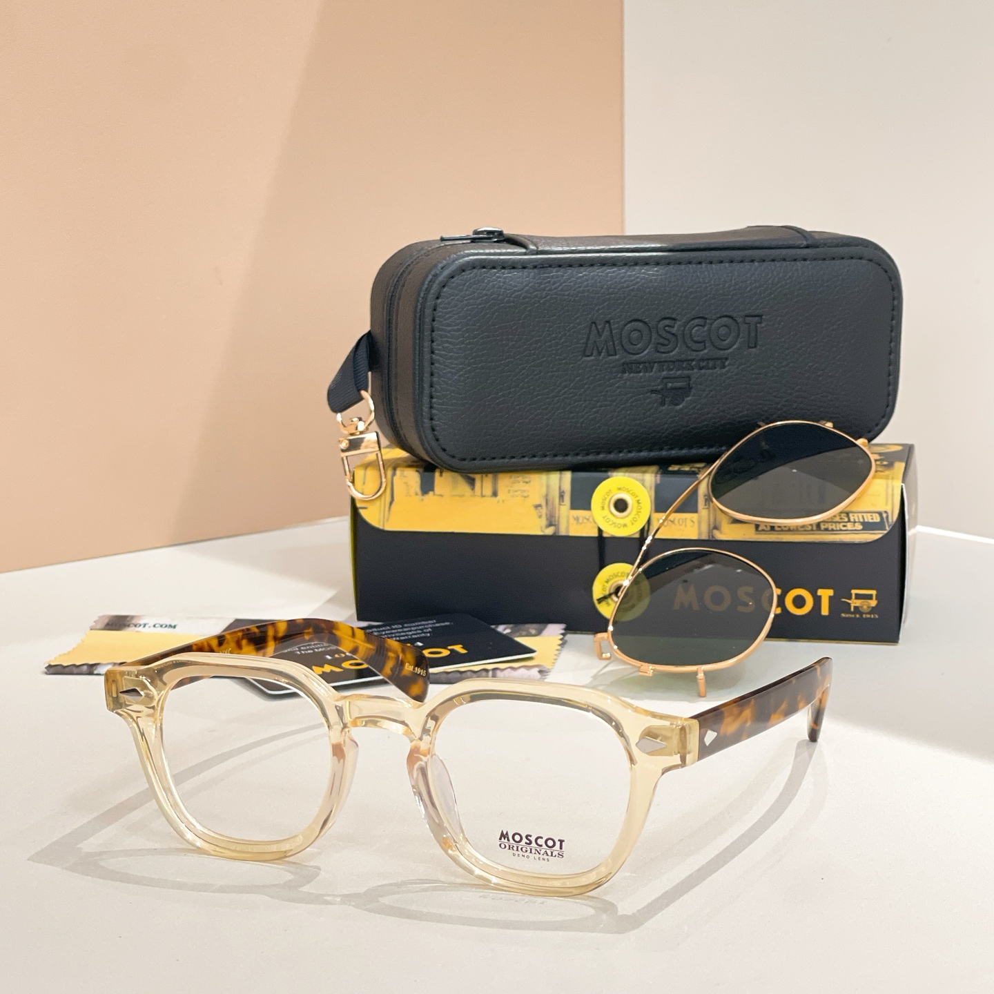 MOSCOT🍁🍁🍁MODEL: DOLT🍁🍁🍁SIZE:46口23-145🍁🍁🍁夹片款