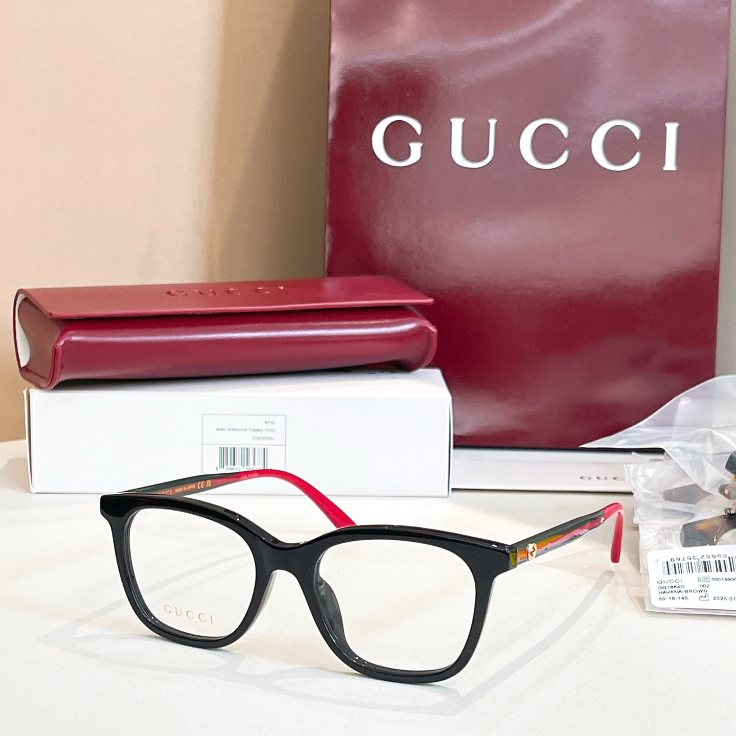 GUCC*🐝🐝🐝MODEL：GG1864O🐝🐝🐝SIZE：50口18-145🐝🐝🐝高版本~~