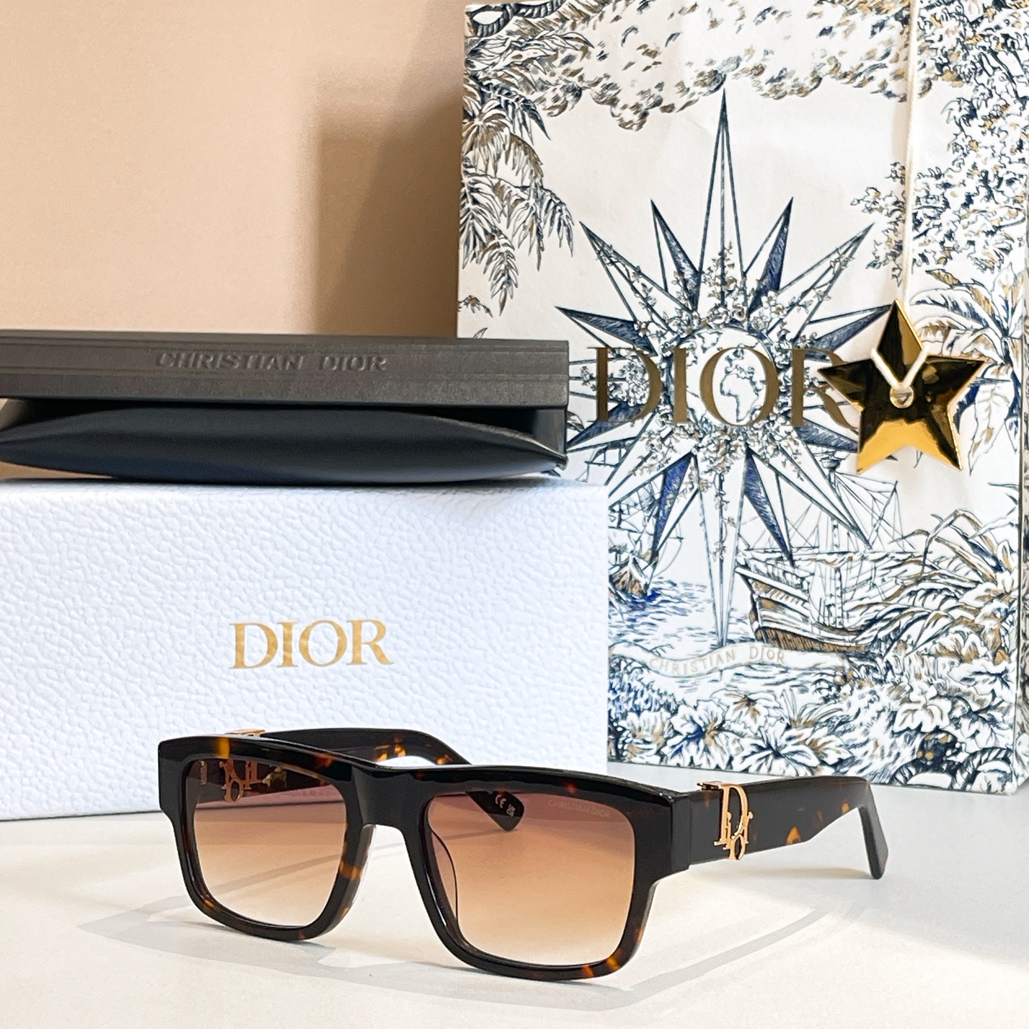 DIO*🌟🌟🌟DiorOblique S3F🌟🌟🌟SIZE：55口19-145🌟🌟