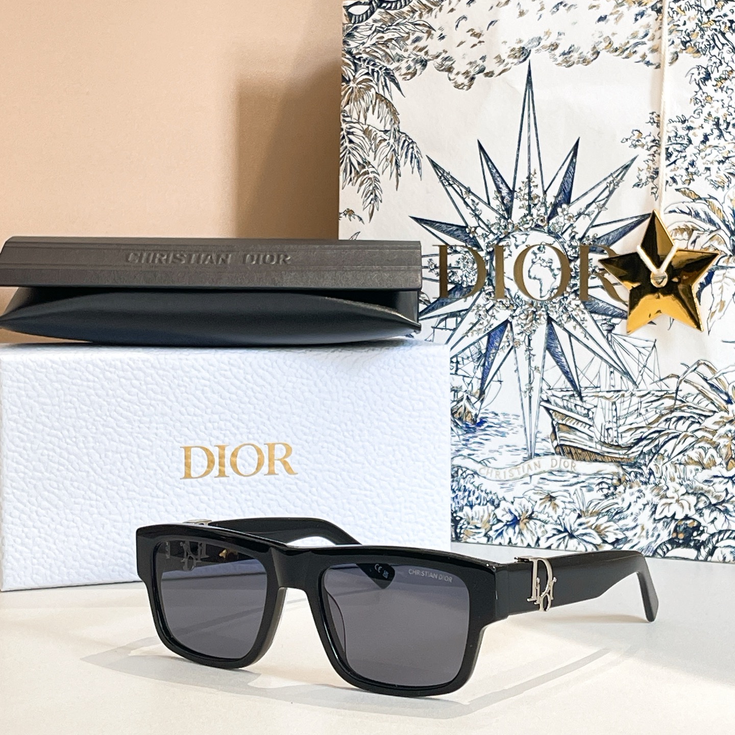 DIO*🌟🌟🌟DiorOblique S3F🌟🌟🌟SIZE：55口19-145🌟🌟