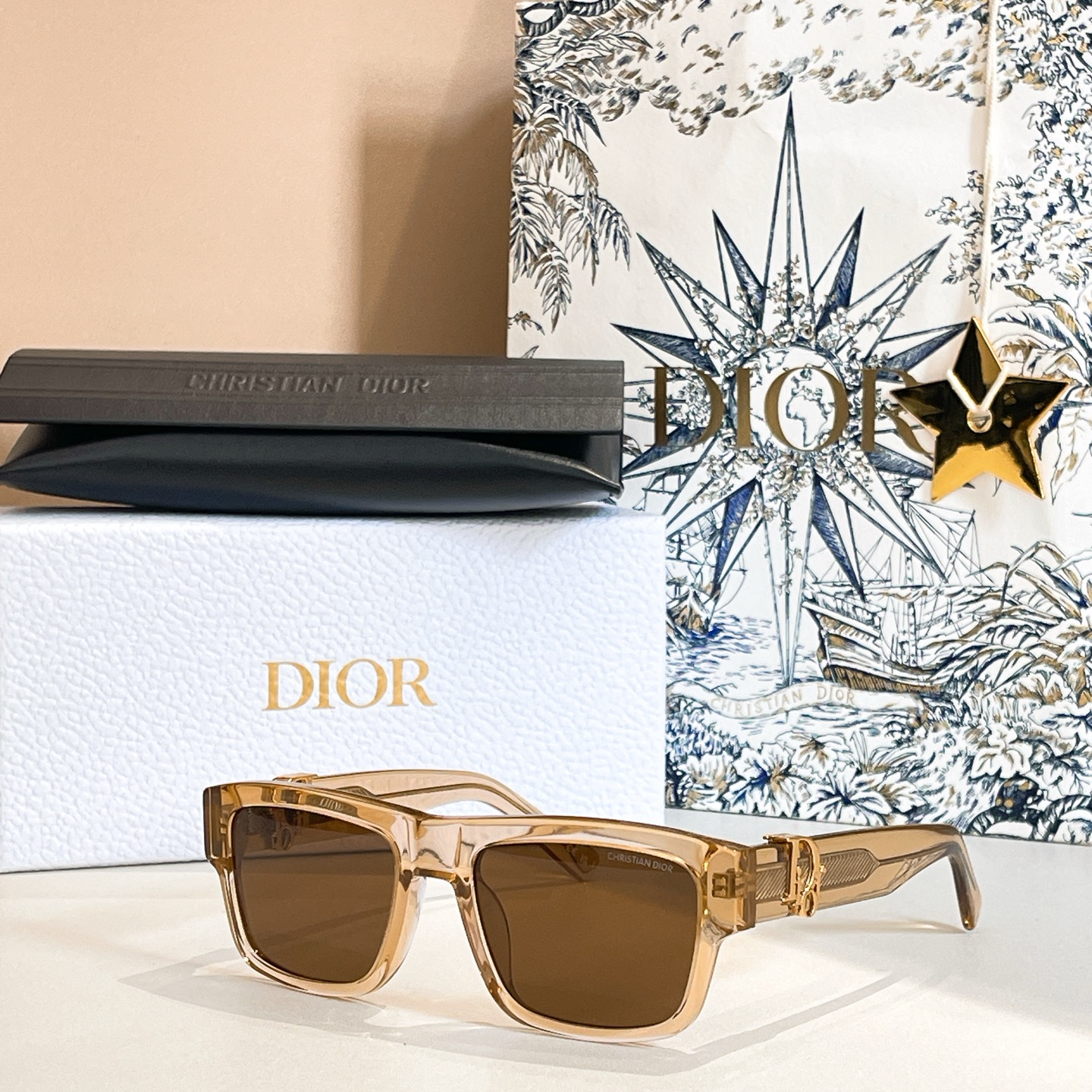 DIO*🌟🌟🌟DiorOblique S3F🌟🌟🌟SIZE：55口19-145🌟🌟