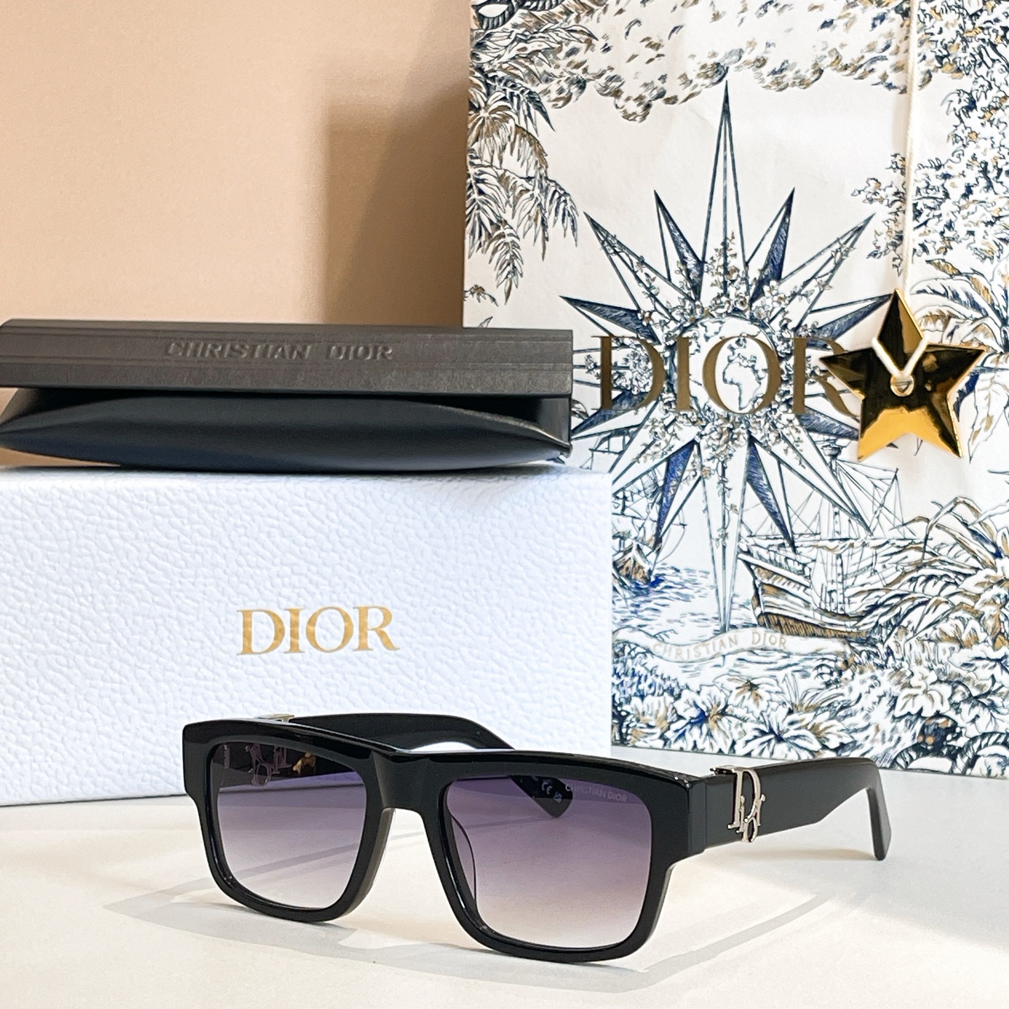 DIO*🌟🌟🌟DiorOblique S3F🌟🌟🌟SIZE：55口19-145🌟🌟