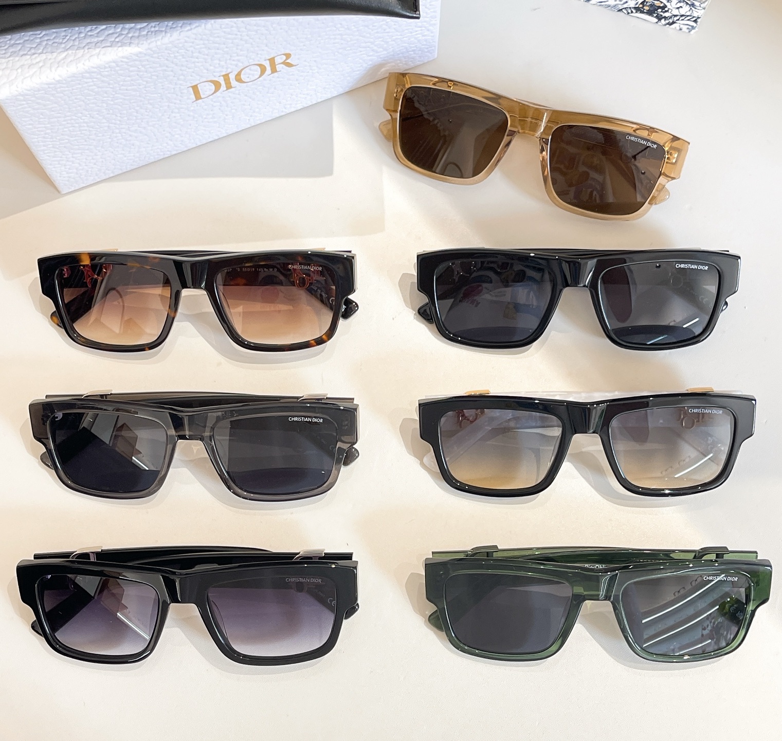 DIO*🌟🌟🌟DiorOblique S3F🌟🌟🌟SIZE：55口19-145🌟🌟
