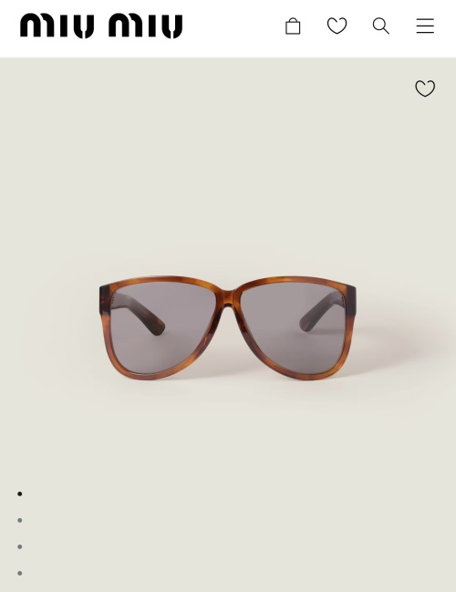 Miu Miu MU A08S Tortoise Shell Sunglasses - 61mm Lens 1 Miu Miu MU A08S Tortoise Shell Sunglasses - 61mm Lens