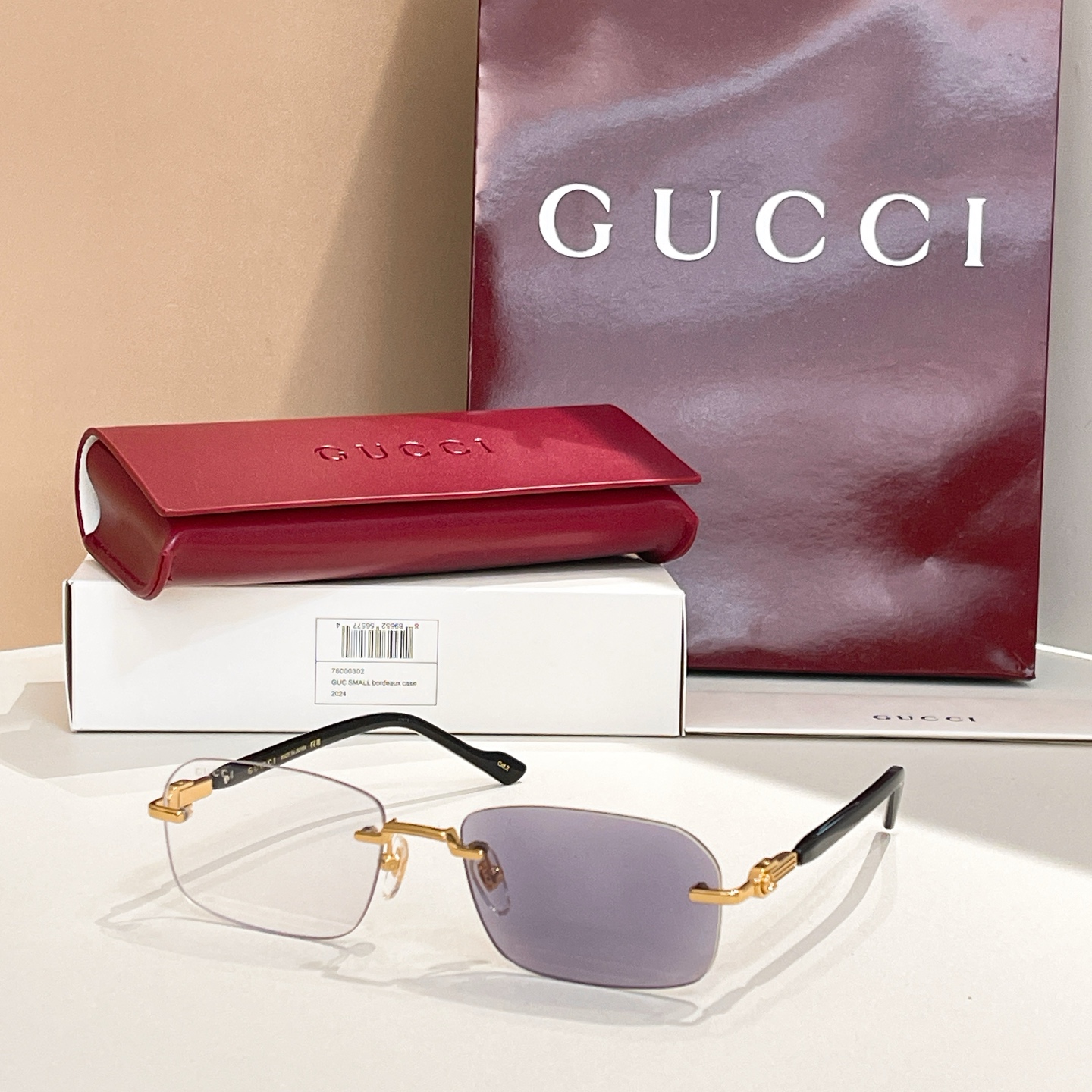 GUCC*🐝🐝🐝MODEL：GG1221S🐝🐝🐝SIZE：55口16-140🐝🐝🐝，变色镜片