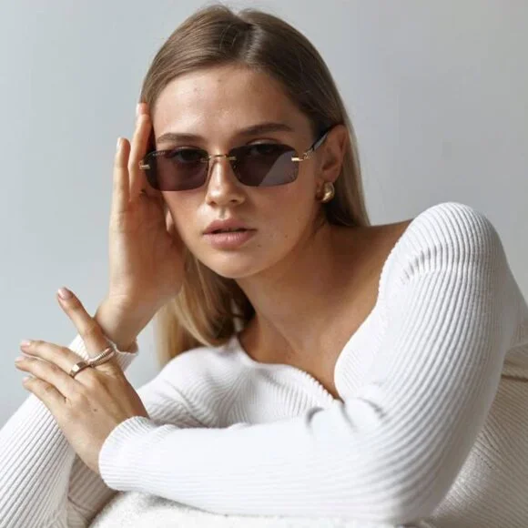 Gucci 1221S Women's Sunglasses - Stylish Rectangle Frame, Gradient Lenses