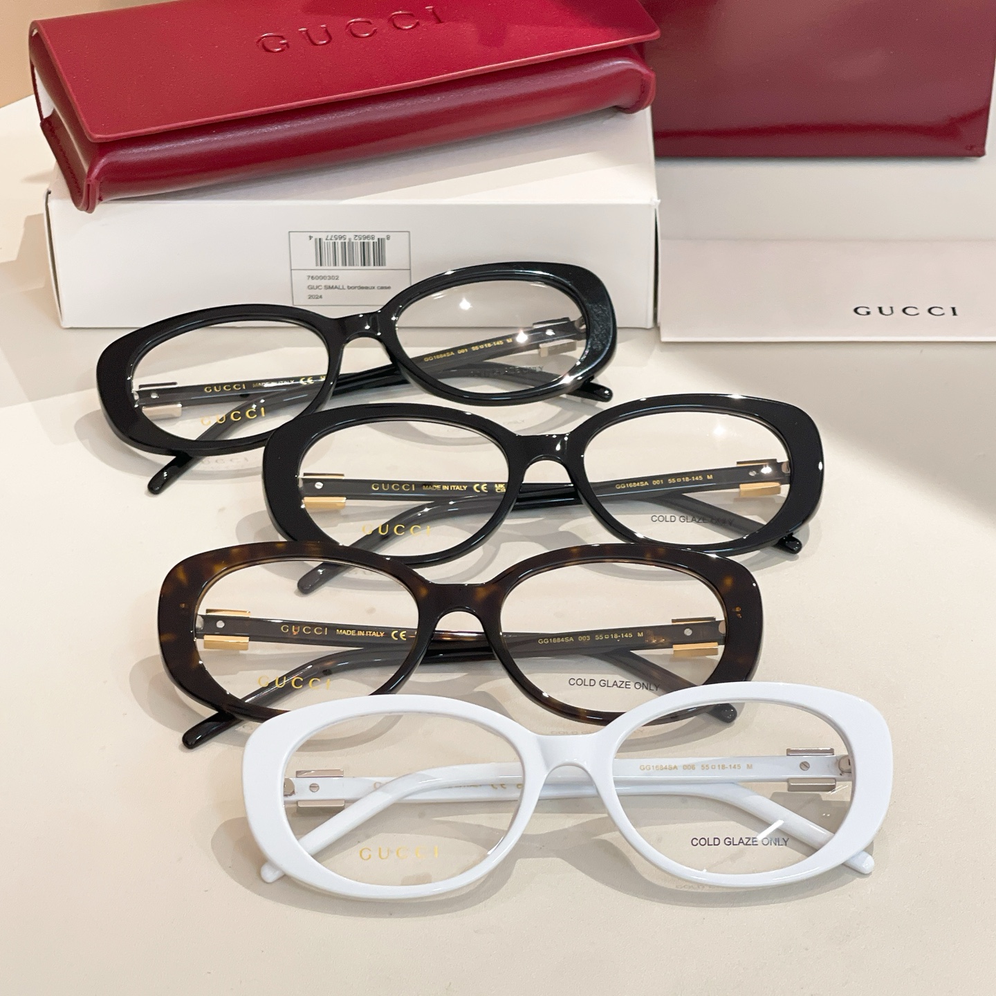 GUCC*🐝🐝🐝MODEL：GG1684SA🐝🐝🐝SIZE：55口18-145🐝🐝🐝