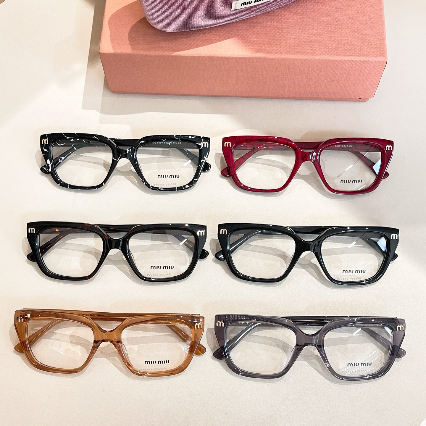 MIU MI*🎀🎀🎀MODEL MU 04TV 🎀🎀🎀SIZE：55口18-147🎀🎀🎀