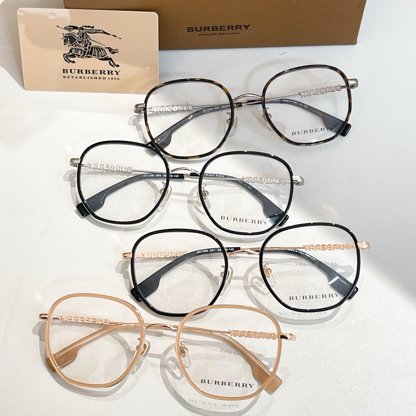 BURBERR*🌟🌟🌟MODEL：BE1389🌟🌟🌟SIZE：49口19-145🌟🌟🌟