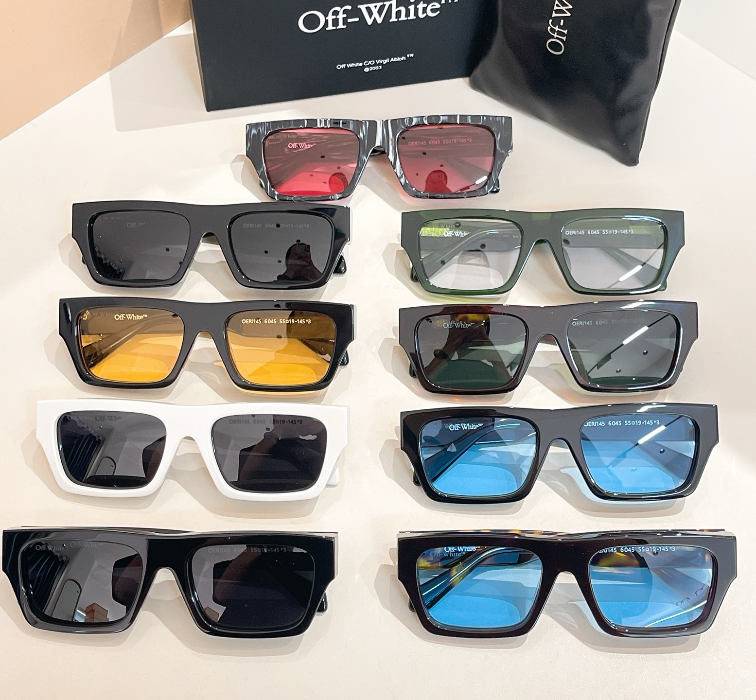 OFF WHITE🍂🍂🍂MODELOERI145 6045🍂🍂🍂SIZE55口19-145🍂🍂🍂～～配送