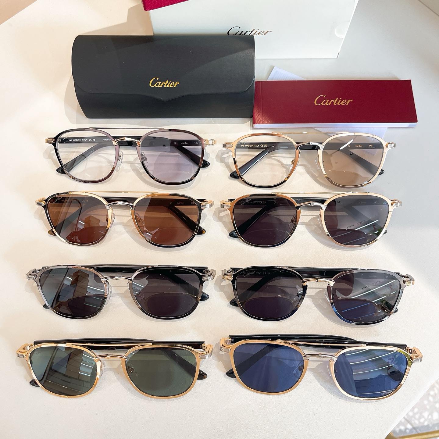 Cartie*✨✨✨MODEL：CT0012S✨✨✨SIZE：56口17-140✨✨✨太阳镜，变色片