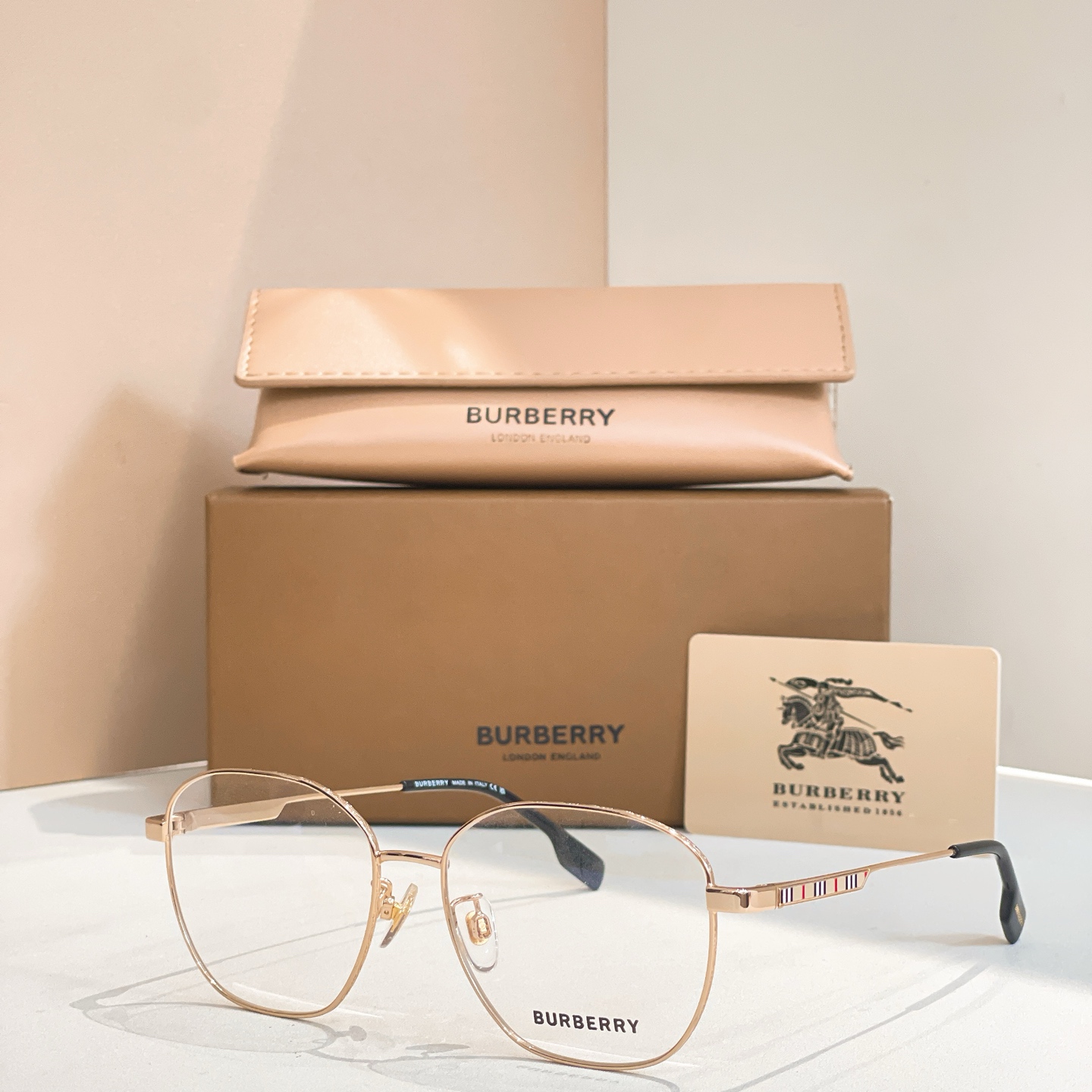 BURBERR*🌟🌟🌟MODEL：B 1365-D🌟🌟🌟SIZE：56口16-145🌟🌟🌟钛~~