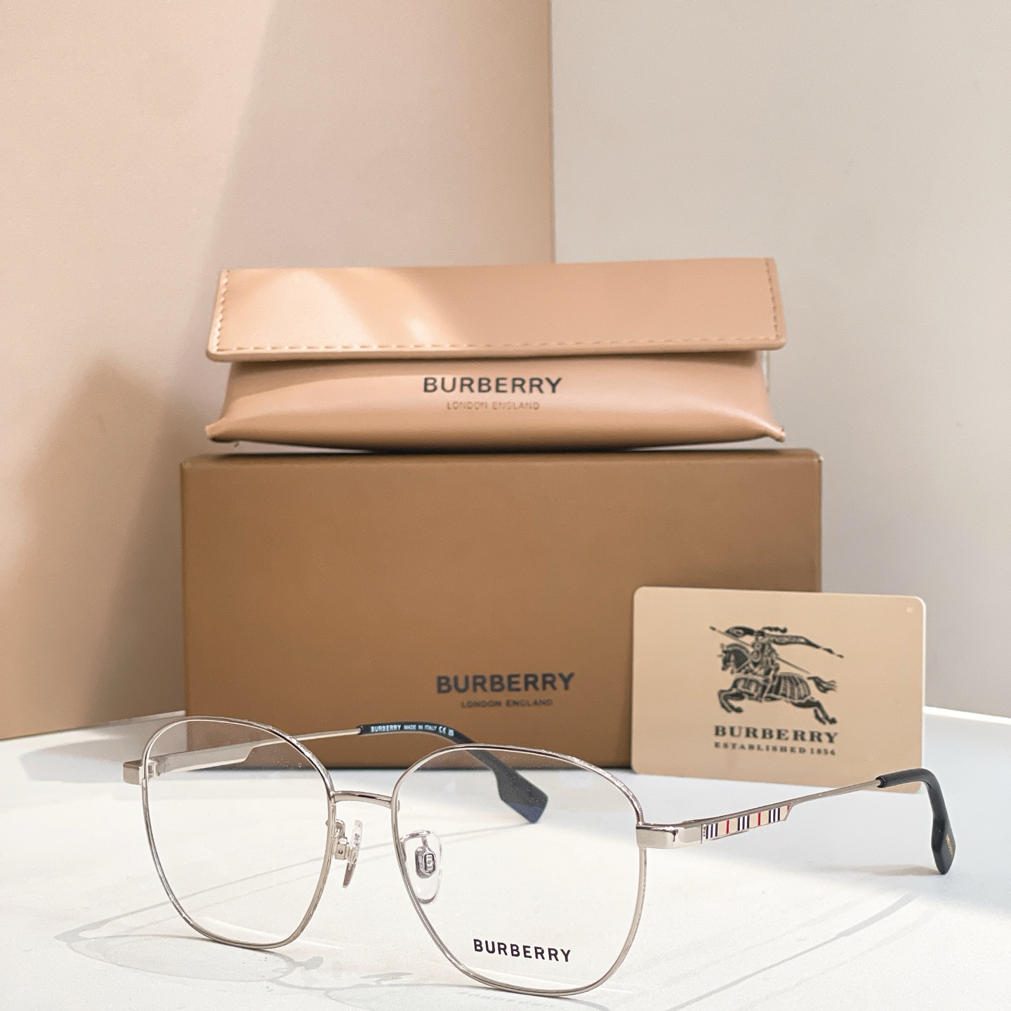 BURBERR*🌟🌟🌟MODEL：B 1365-D🌟🌟🌟SIZE：56口16-145🌟🌟🌟钛~~