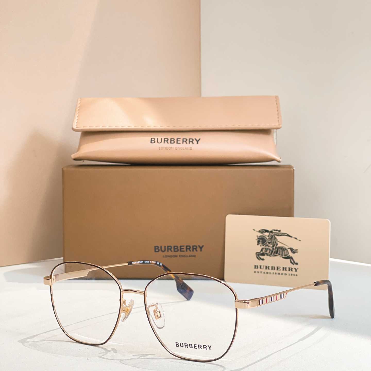 BURBERR*🌟🌟🌟MODEL：B 1365-D🌟🌟🌟SIZE：56口16-145🌟🌟🌟钛~~