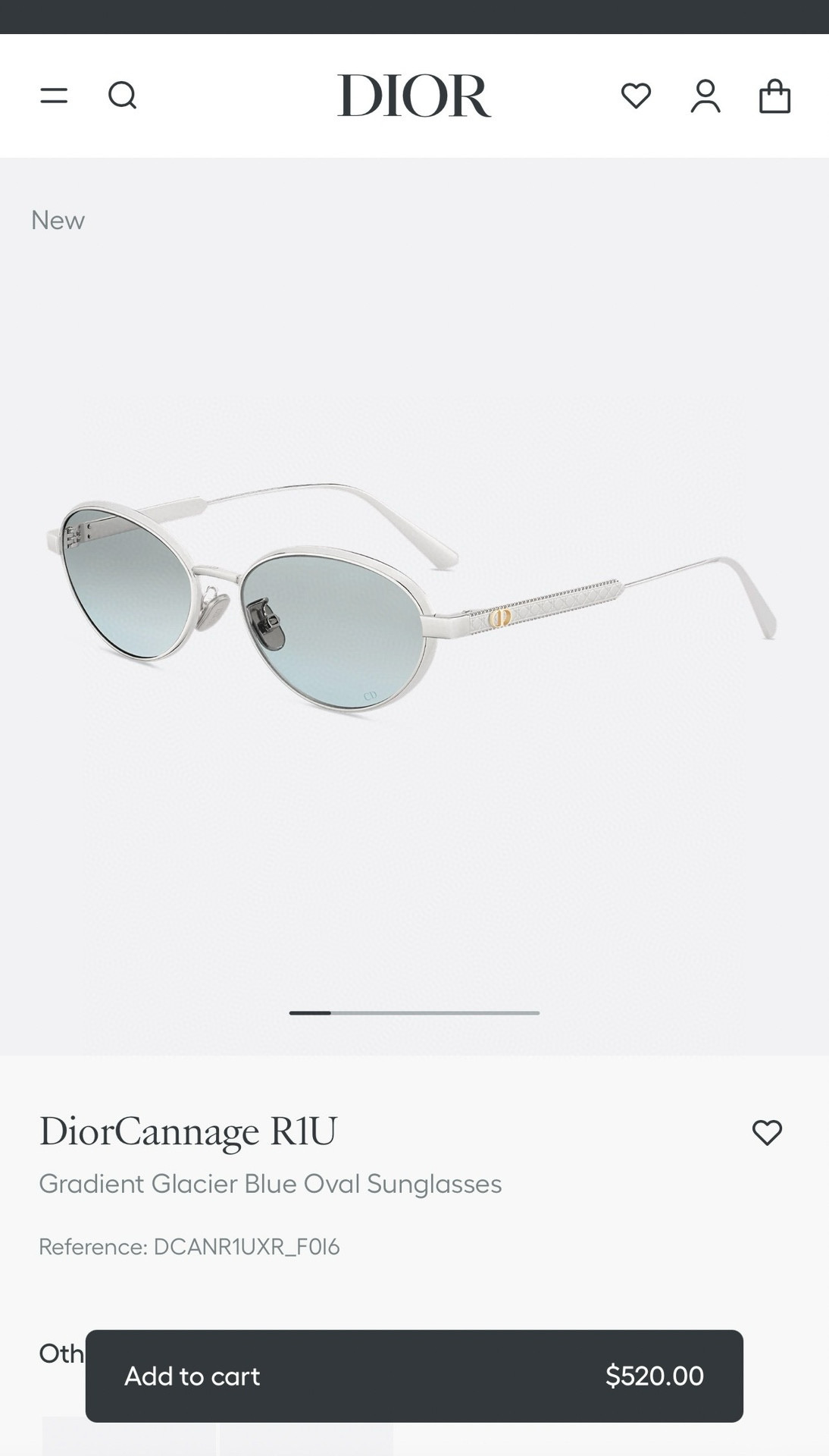 DIO*✨✨✨MODEL Dior Cannage R1U✨✨✨SIZE：53口16-140✨✨✨