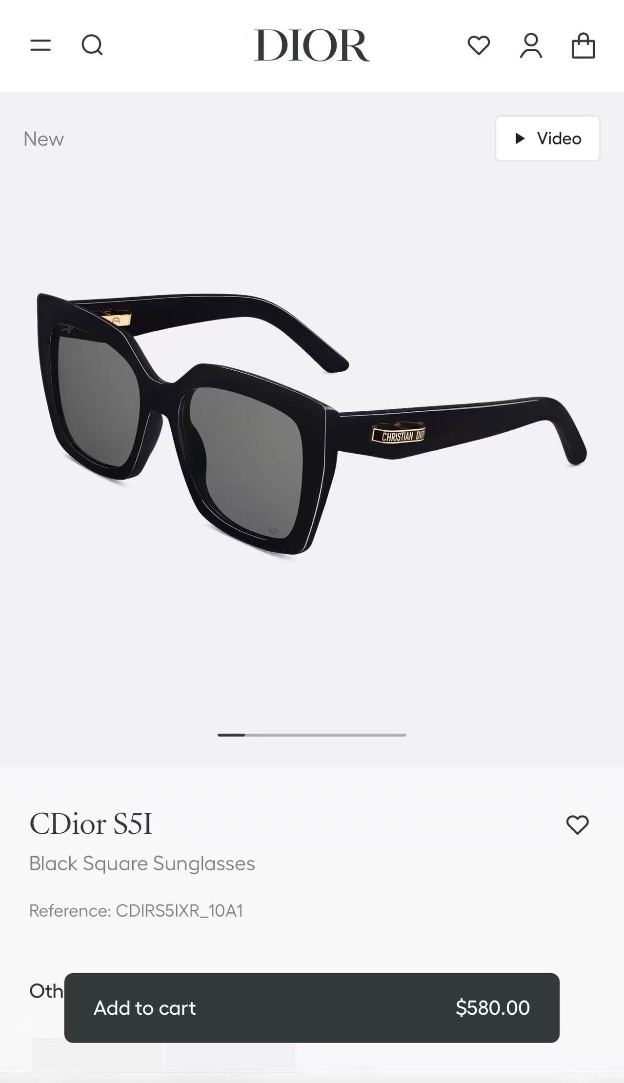 DIOR✨✨✨MODEL CDior S5F  ✨✨✨SIZE：53口21-145✨✨✨
