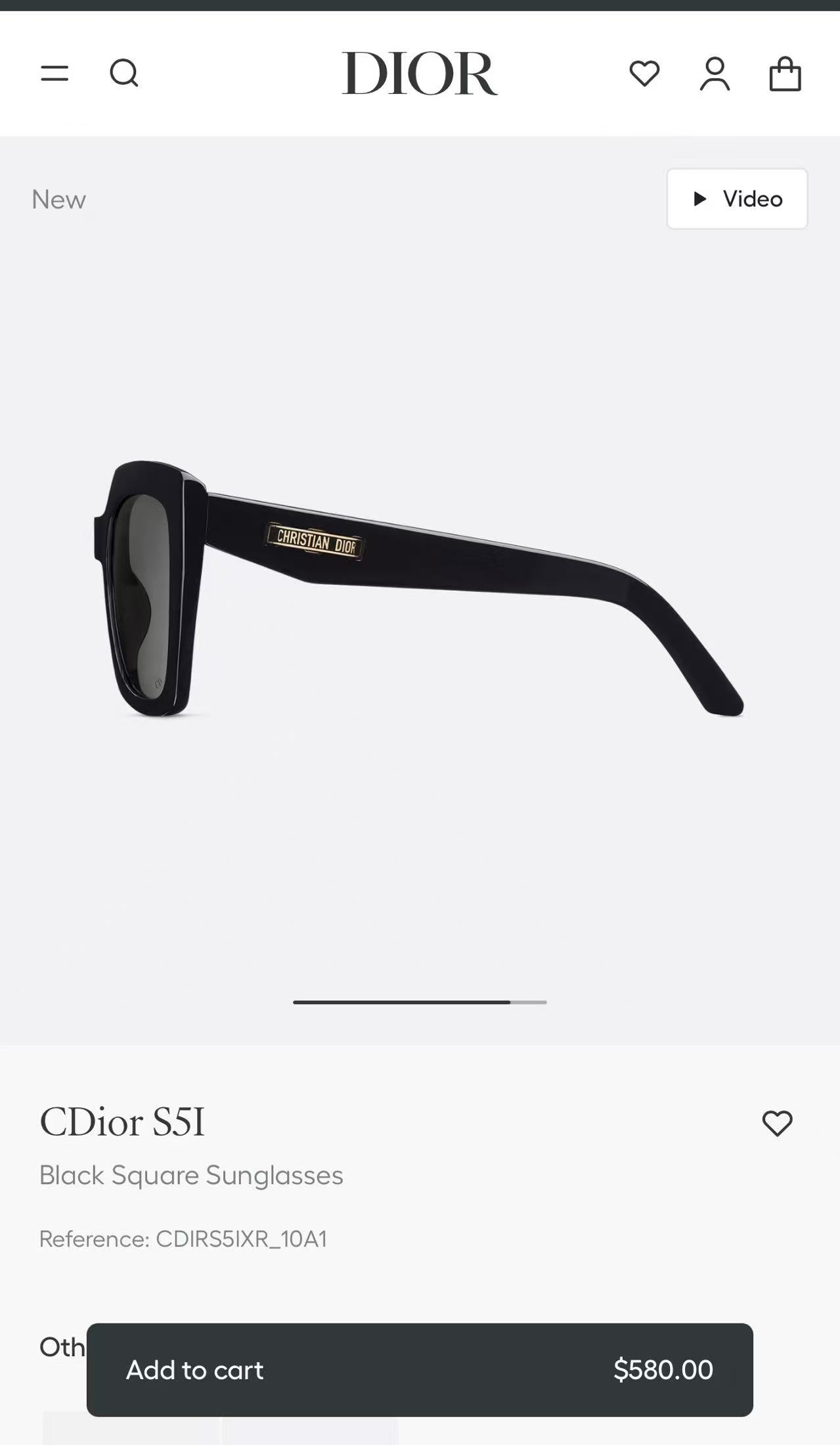 DIOR✨✨✨MODEL CDior S5F  ✨✨✨SIZE：53口21-145✨✨✨