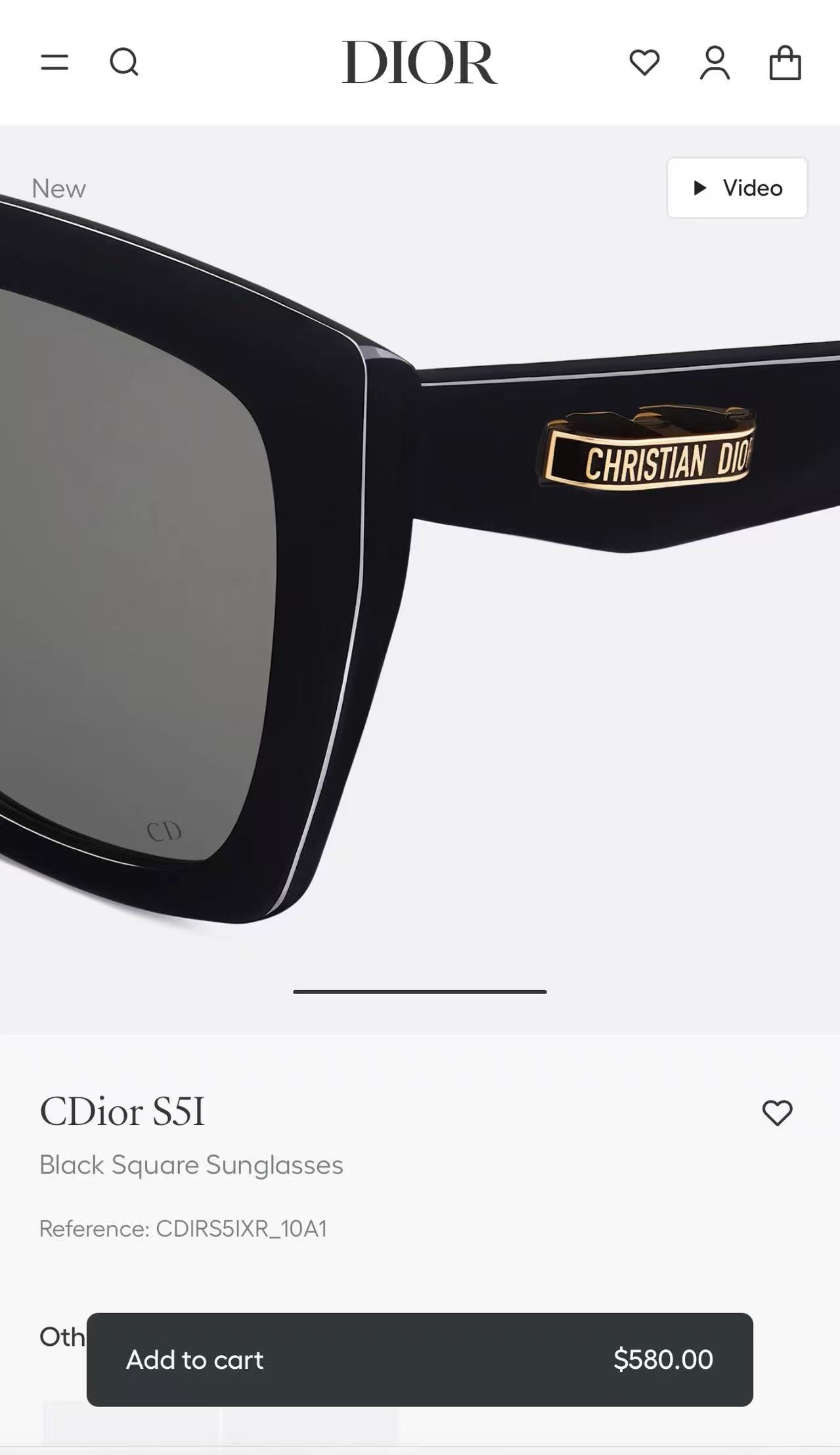 DIOR✨✨✨MODEL CDior S5F  ✨✨✨SIZE：53口21-145✨✨✨