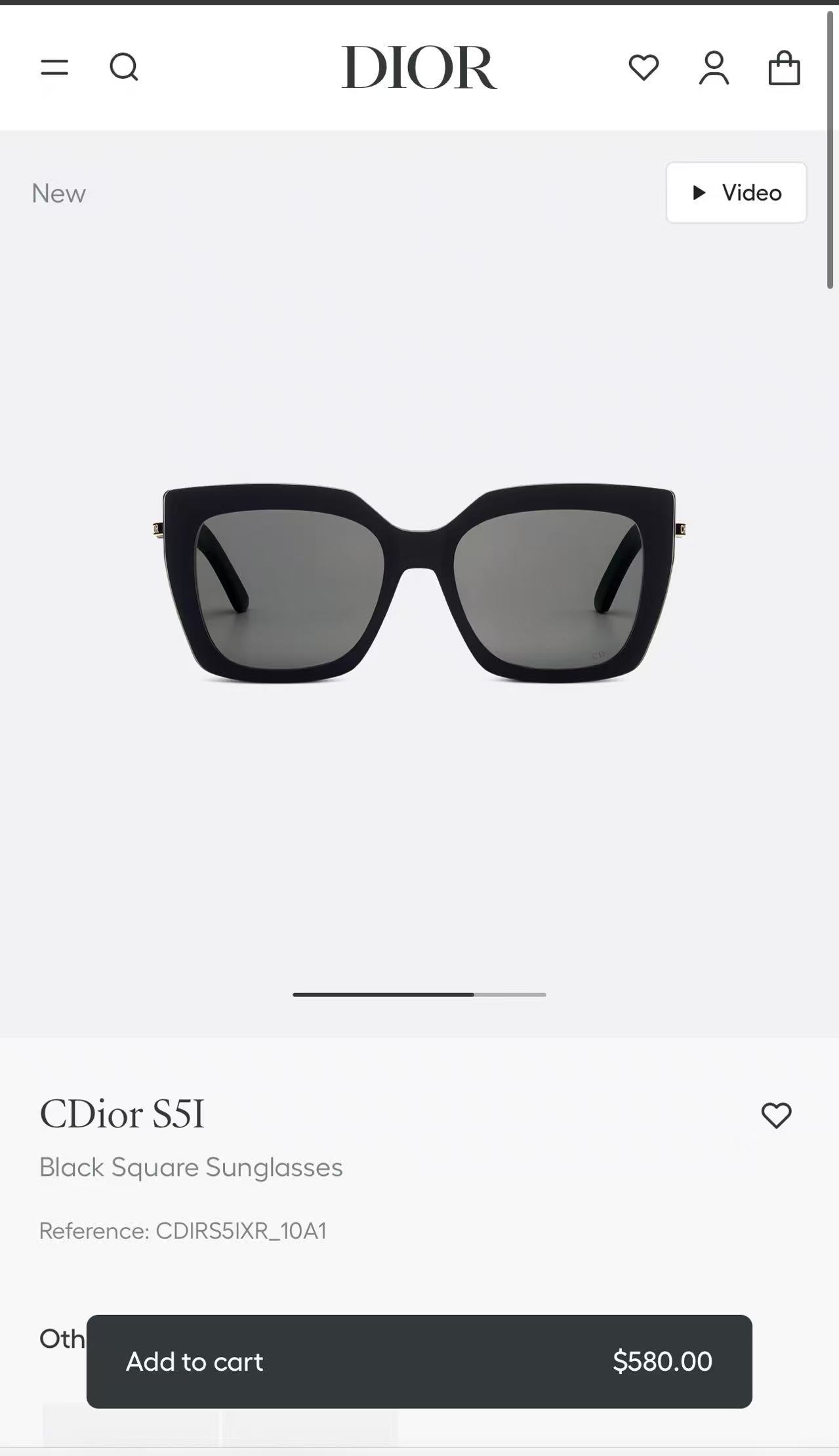 DIOR✨✨✨MODEL CDior S5F  ✨✨✨SIZE：53口21-145✨✨✨