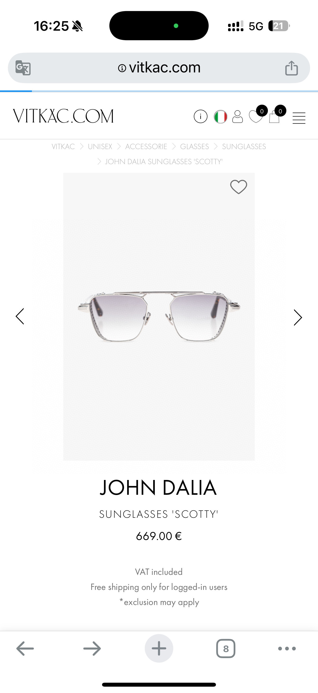 John Daila🌟🌟🌟MODEL  SCOTTY🌟🌟🌟SIZE 51口20-145🌟🌟🌟～～配送盒子