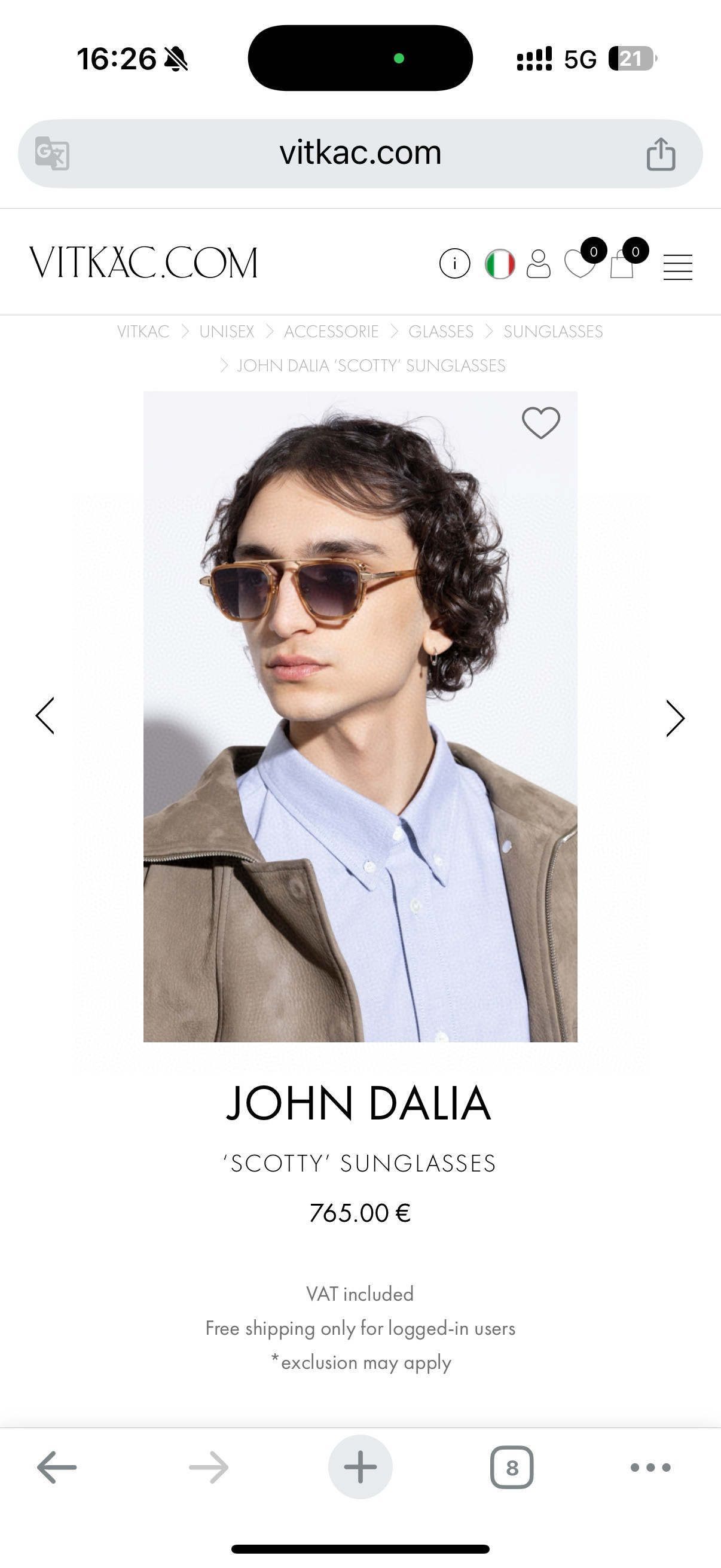 John Daila🌟🌟🌟MODEL  SCOTTY🌟🌟🌟SIZE 51口20-145🌟🌟🌟～～配送盒子