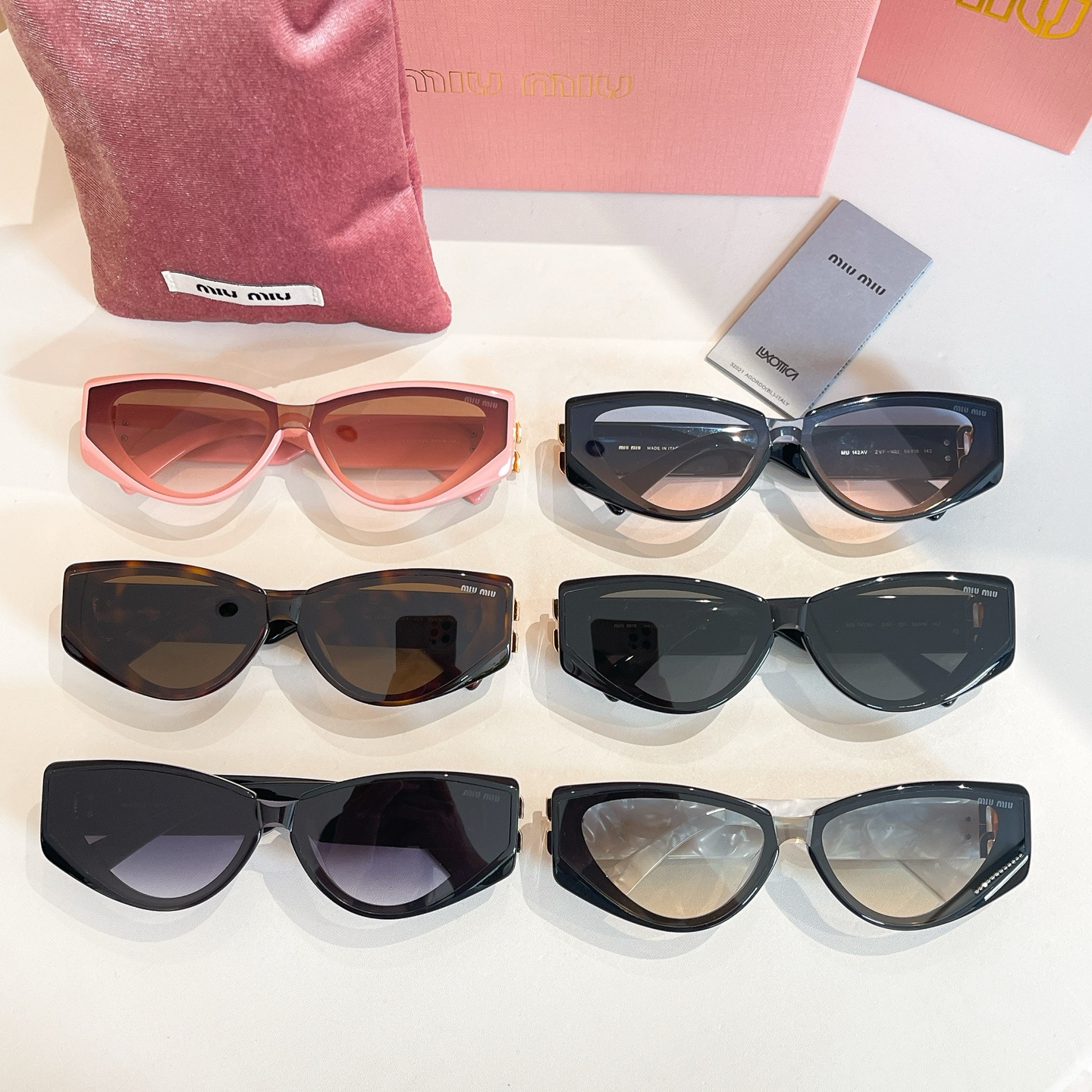 MIU MI*🎀🎀🎀MODEL MU 142AV🎀🎀🎀SIZE：56口16-142🎀🎀🎀