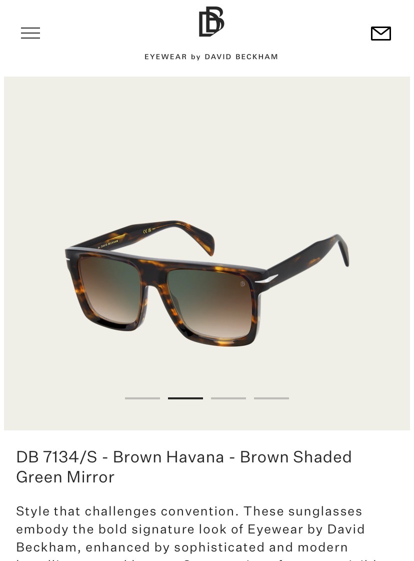 DAVID BECKHA*✨✨✨MODEL：DB 7134✨✨✨SIZE：56口18-145✨✨✨