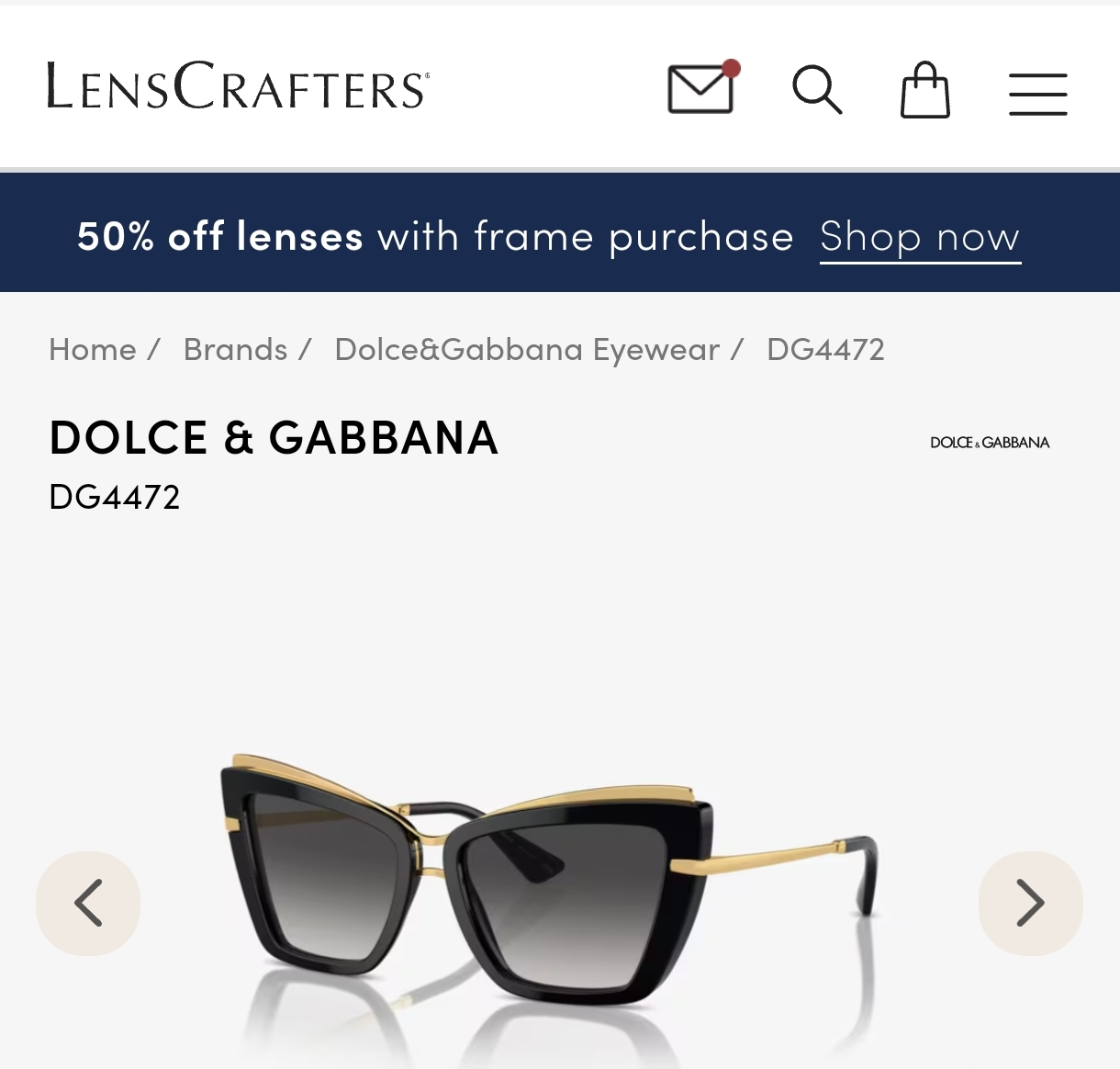 DOLCE & GABBAN*🌟🌟🌟MODEL：DG4472 🌟🌟🌟SIZE61口14-145🌟🌟🌟