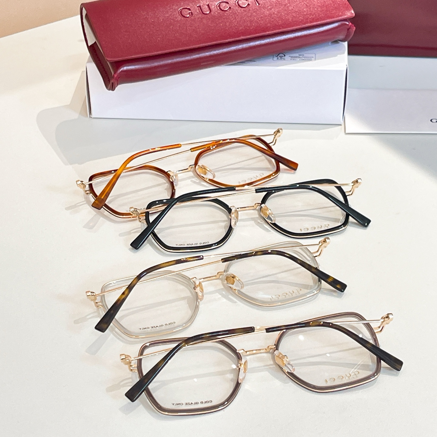 GUCC*🐝🐝🐝MODELGG1950O 🐝🐝🐝SIZE 56口16-145🐝🐝🐝～