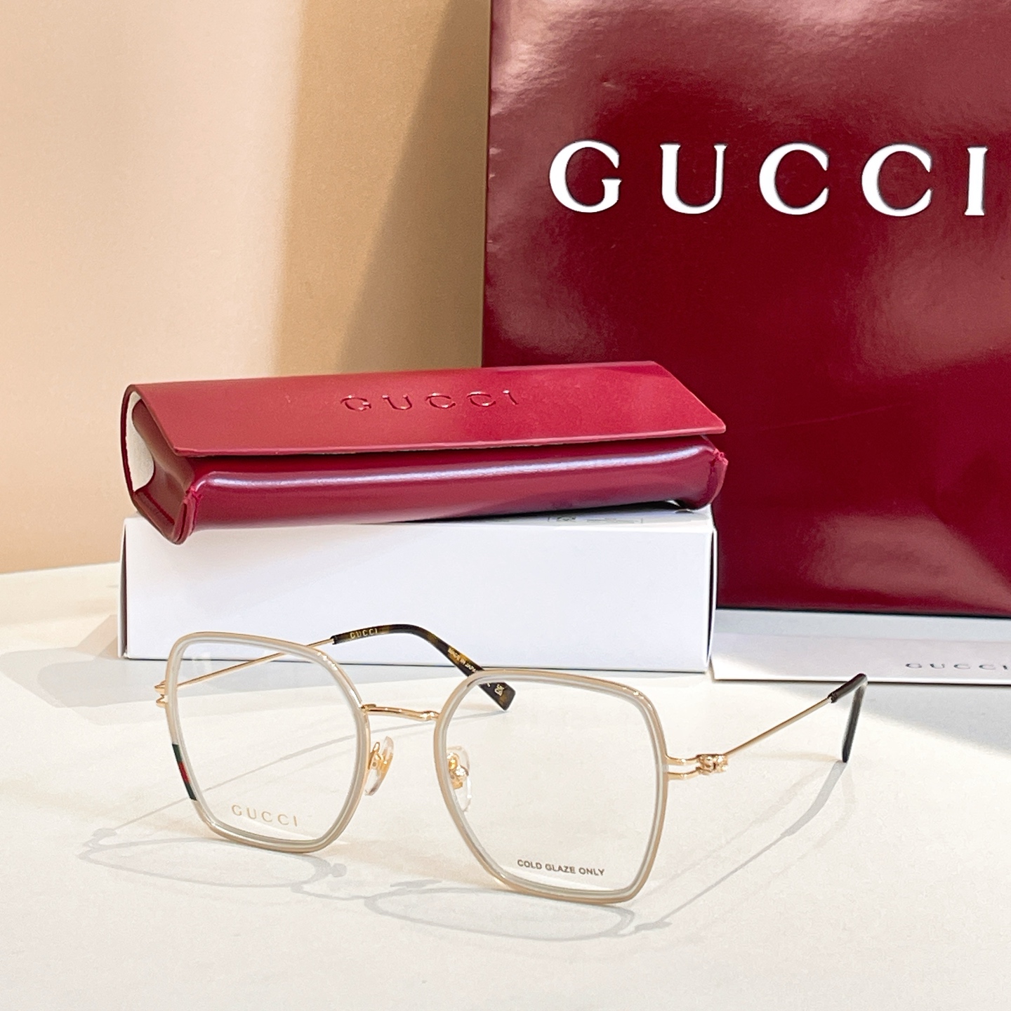 GUCC*🐝🐝🐝MODELGG1950O 🐝🐝🐝SIZE 56口16-145🐝🐝🐝～