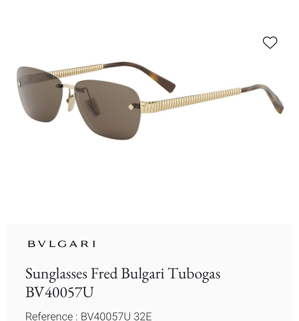 BVLGAR*🌟🌟🌟MODEL：BV 40057U 🌟🌟🌟SIZE：54口22-140🌟🌟🌟