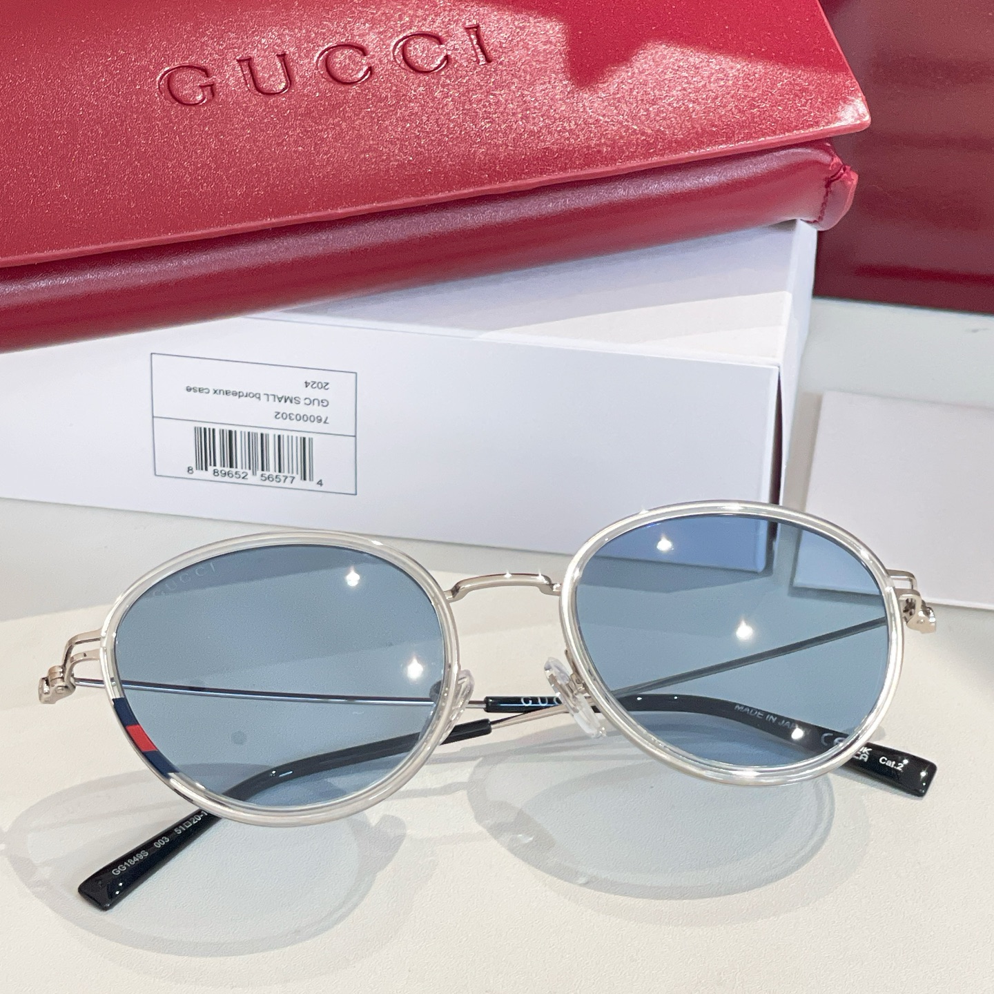 GUCC*🐝🐝🐝MODELGG1849S🐝🐝🐝SIZE 51口20-145🐝🐝🐝～