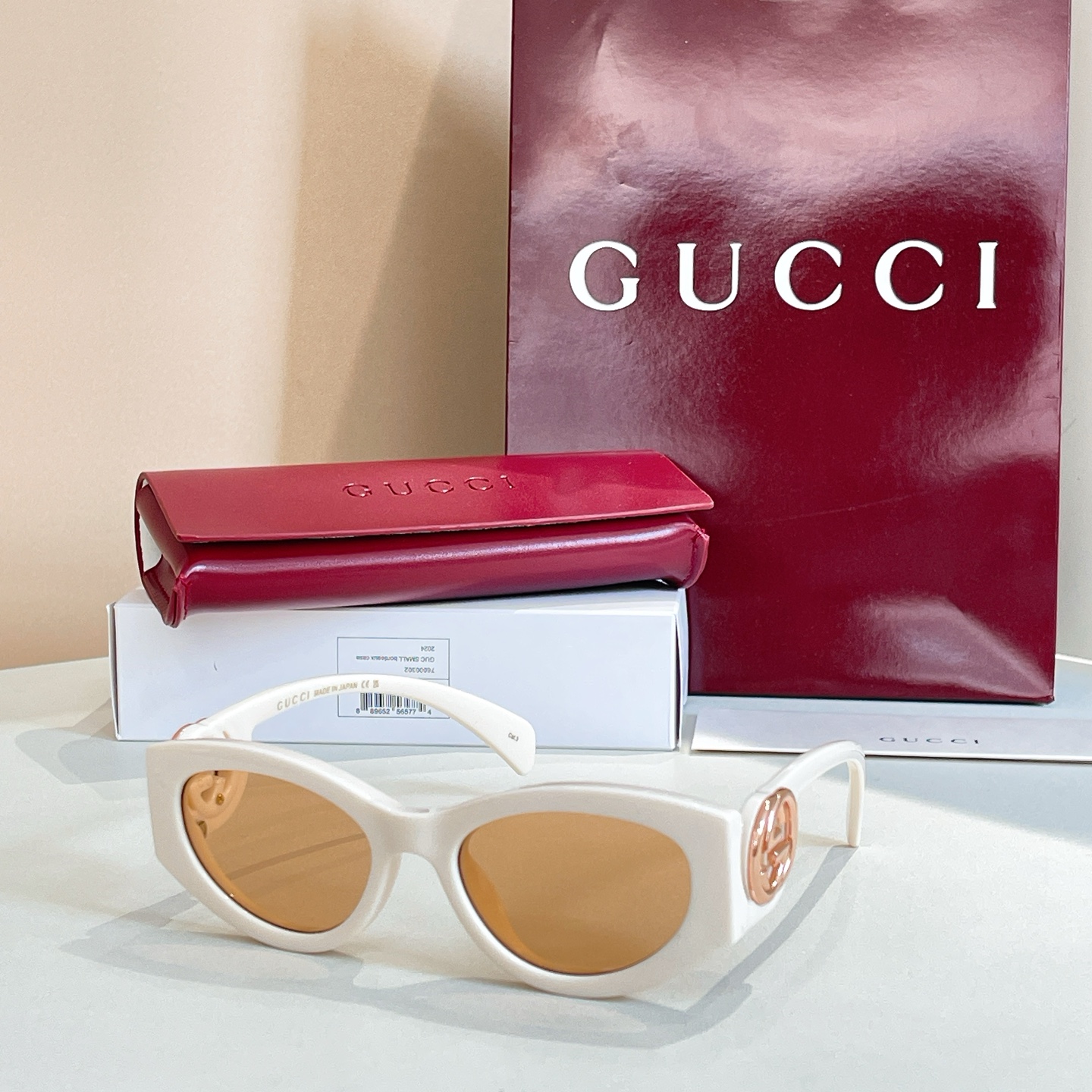 GUCC*🐝🐝🐝MODELGG1691S🐝🐝🐝SIZE 54口19-145🐝🐝🐝～