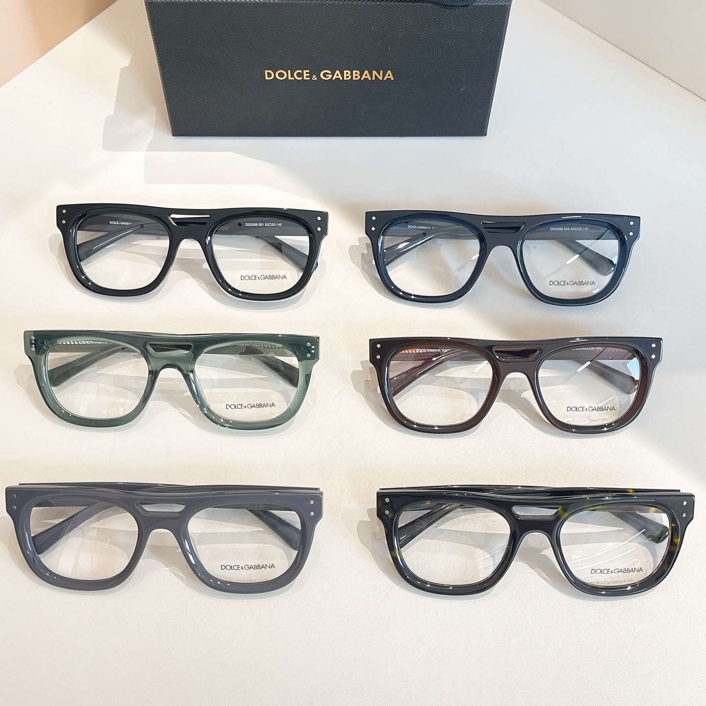 DOLCE & GABBAN*🌟🌟🌟MODEL：DG3388 🌟🌟🌟SIZE53口20-145🌟🌟🌟