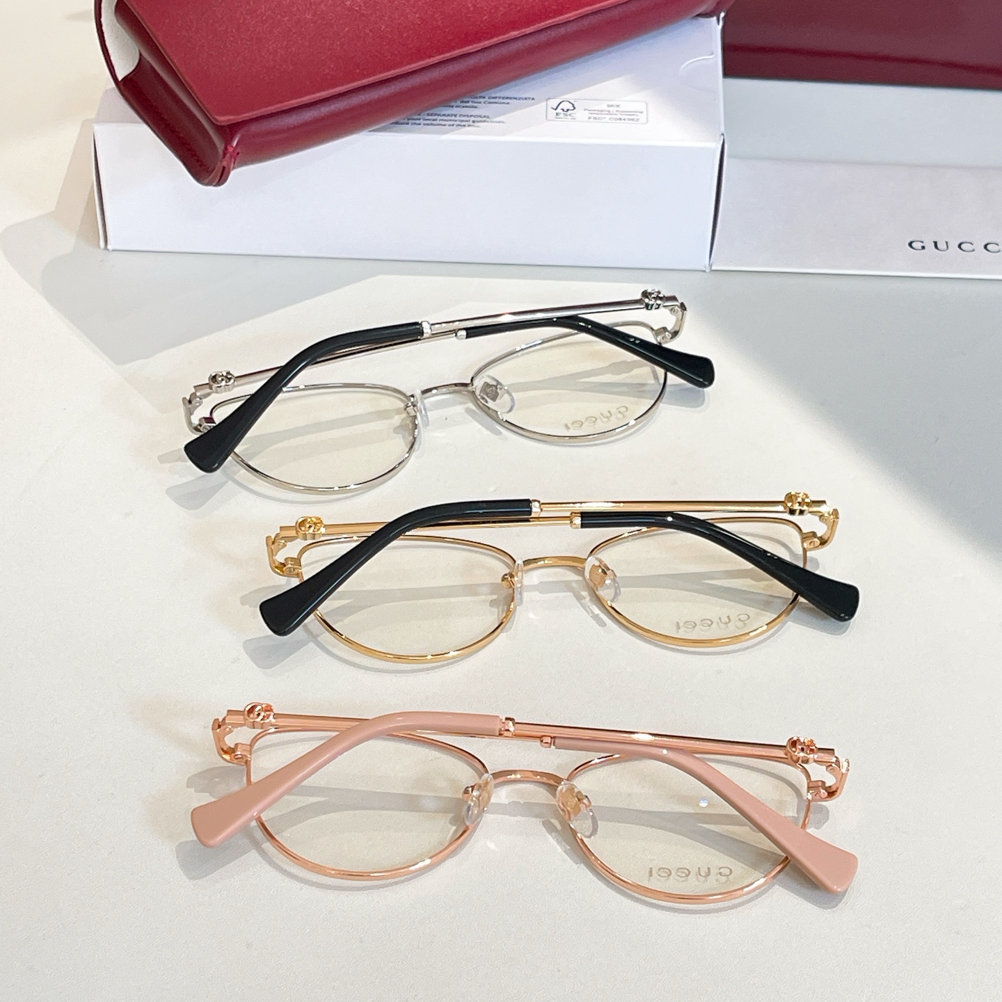 GUCC*🐝🐝🐝MODELGG1595O🐝🐝🐝SIZE55口16-145🐝🐝🐝