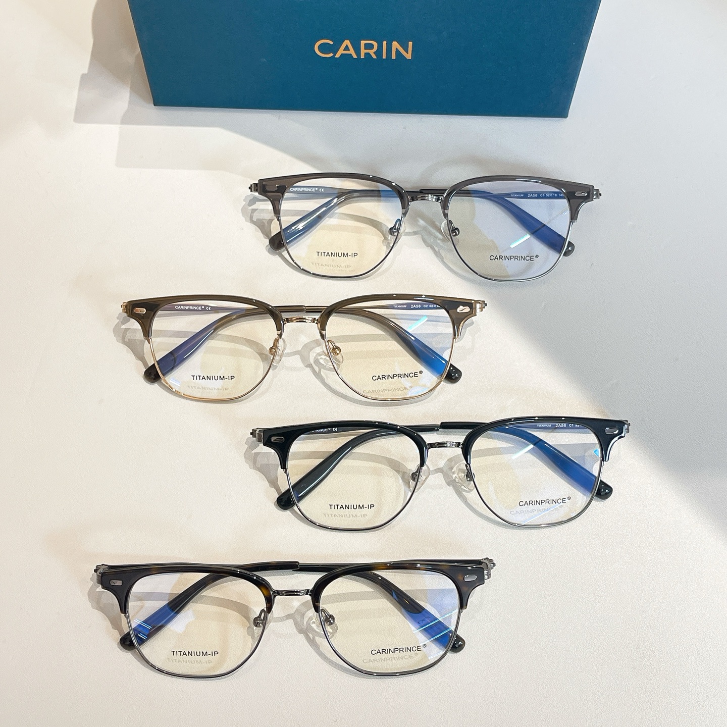 CARIN🍁🍁🍁MODEL 2A56🍁🍁🍁SIZE：52口18-145🍁🍁🍁钛～～