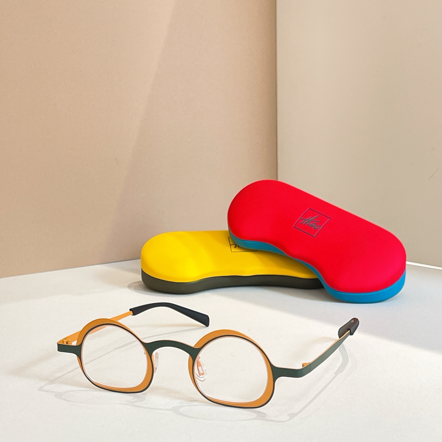 THEO⚜️⚜️⚜️MODEL：399⚜️⚜️⚜️钛~~光学镜,盒子➕15