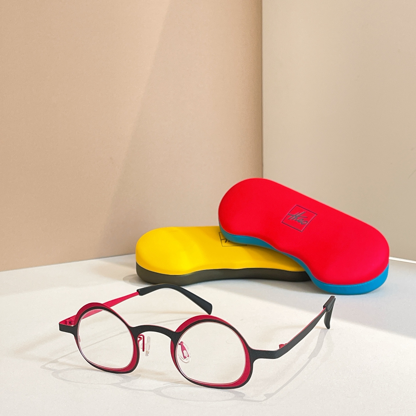 THEO⚜️⚜️⚜️MODEL：399⚜️⚜️⚜️钛~~光学镜,盒子➕15