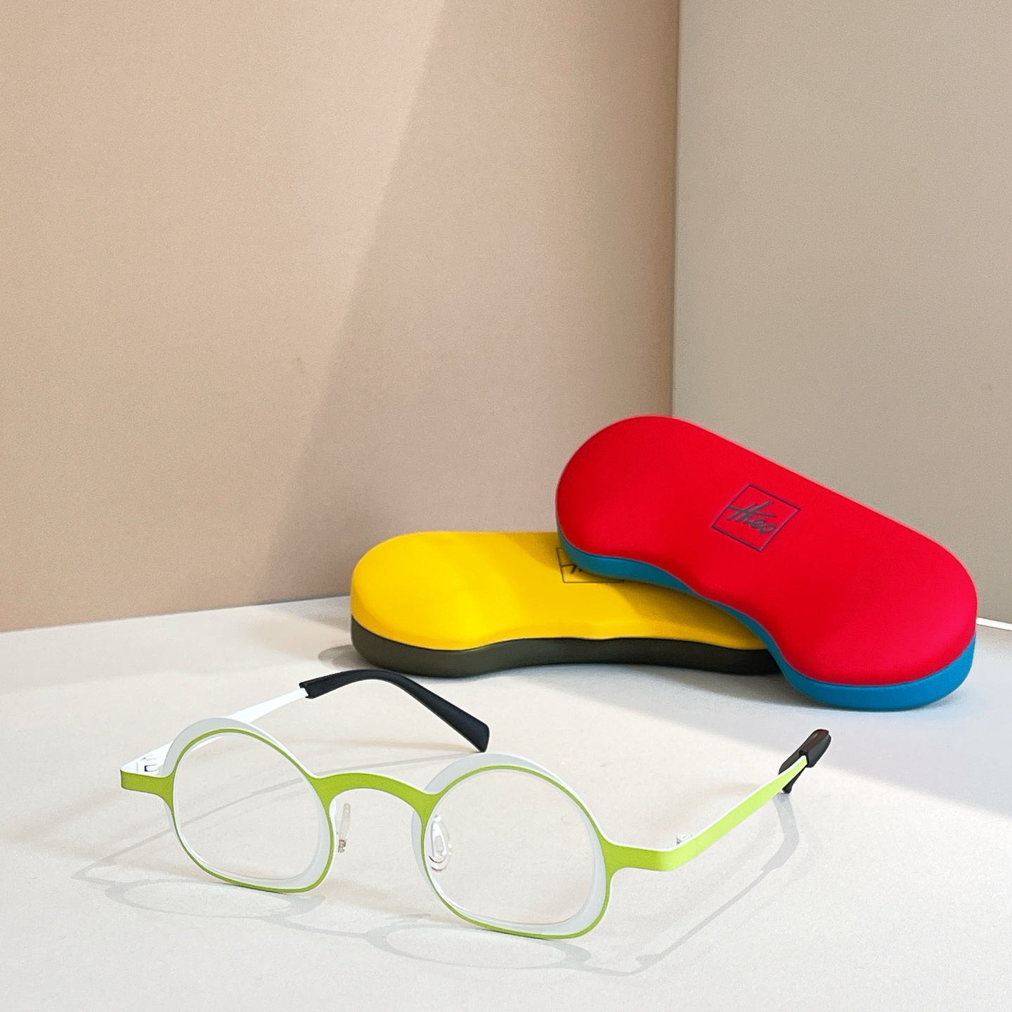 THEO⚜️⚜️⚜️MODEL：399⚜️⚜️⚜️钛~~光学镜,盒子➕15