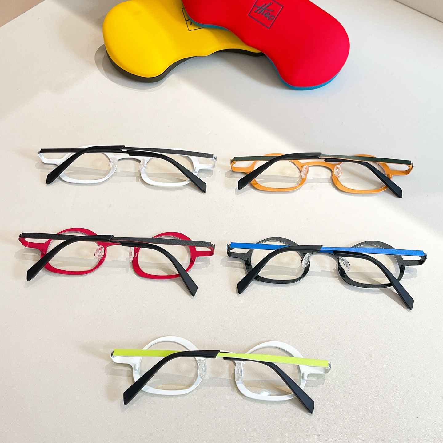 THEO⚜️⚜️⚜️MODEL：399⚜️⚜️⚜️钛~~光学镜,盒子➕15