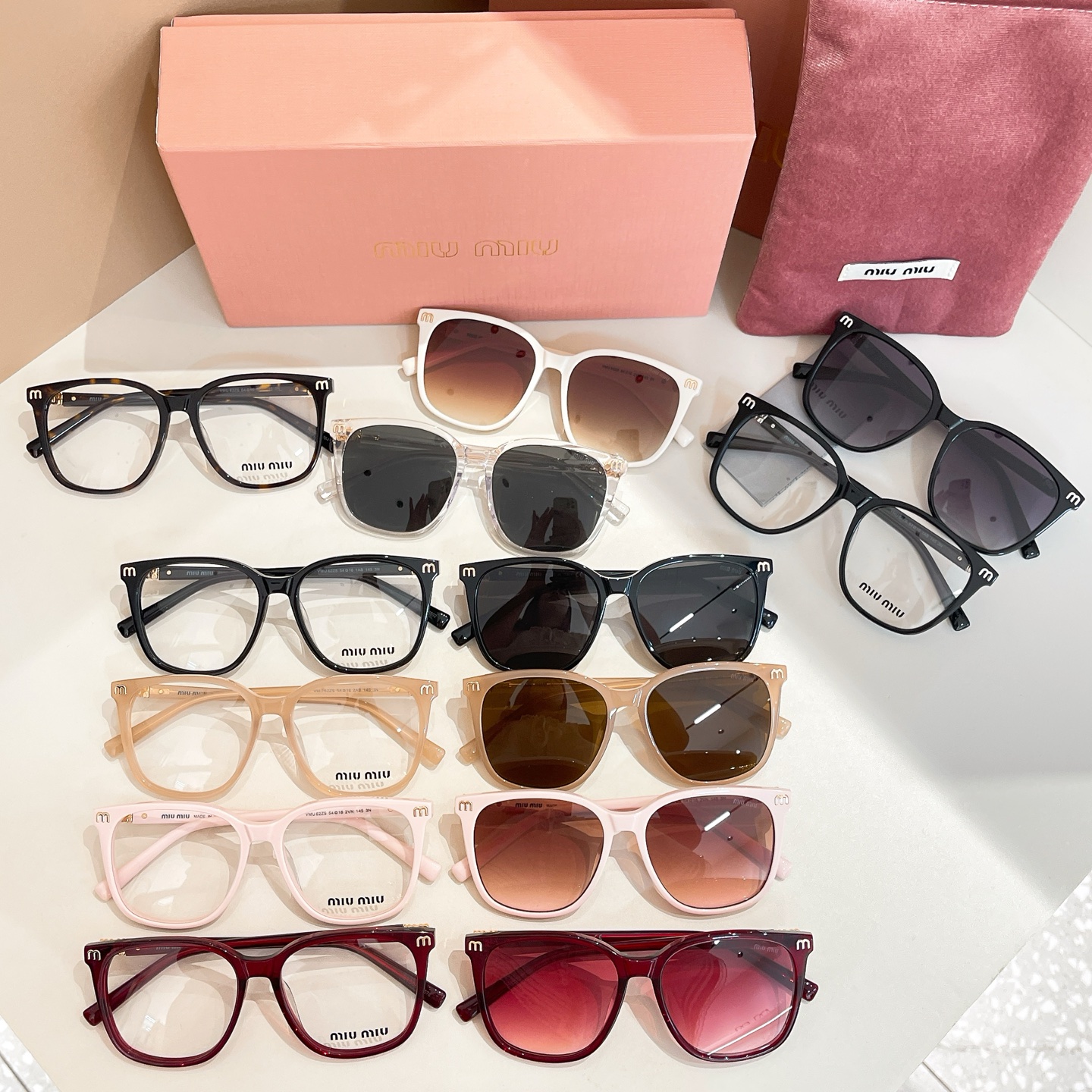 MIU MI*🎀🎀🎀MODELVMU 62ZS🎀🎀🎀SIZE：54口16-145🎀🎀🎀