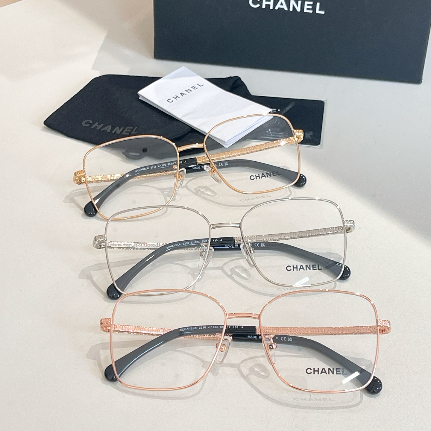 CHANE*🌸🌸🌸MODEL：2216 🌸🌸🌸 SIZE：55口17-135🌸🌸🌸～