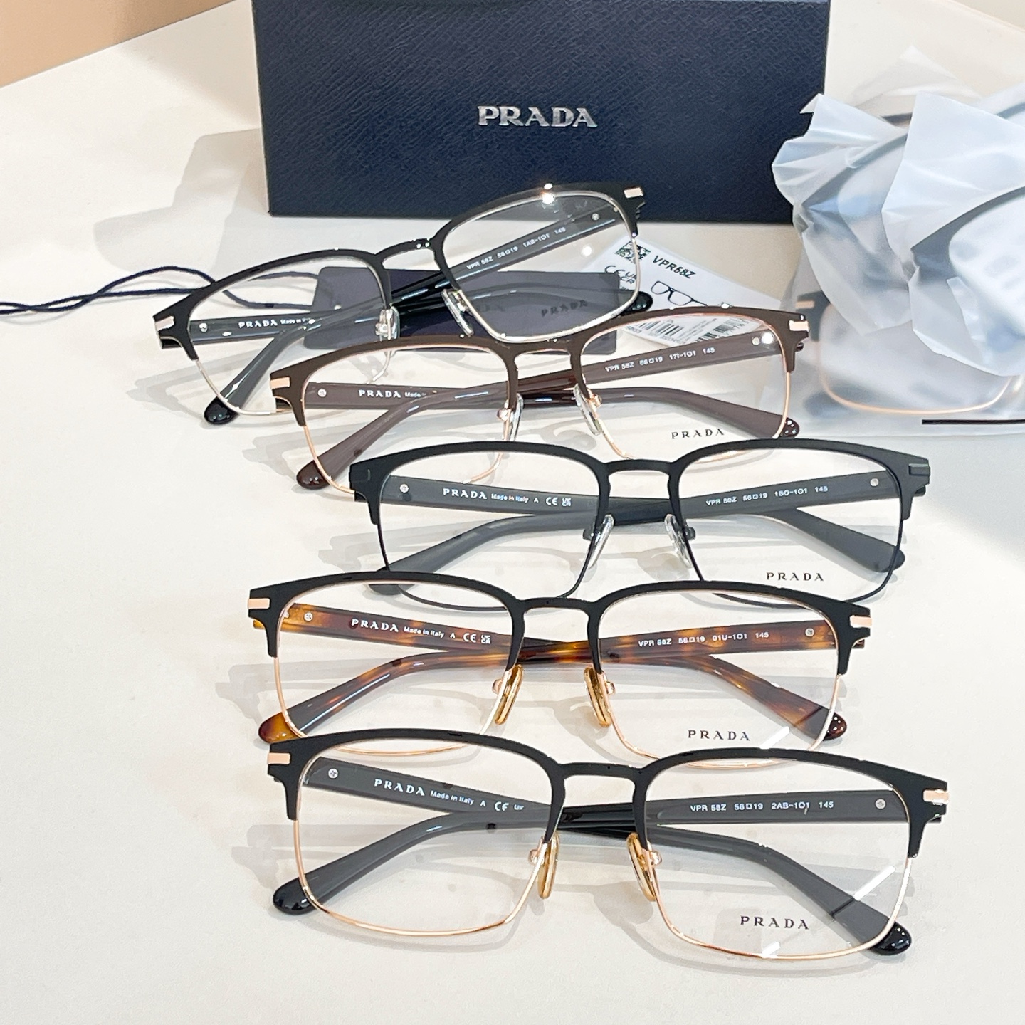 PRADA✨✨✨MODEL：VPR 58Z  ✨✨✨SIZE：56口19-145 ✨✨✨高版本～～ 