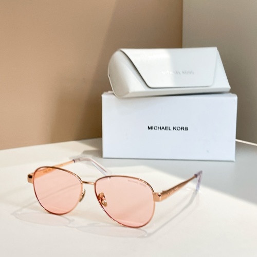 Michael Kors 1160 Aviator Sunglasses | Rose Gold Frame, Pink Lens, 59mm 1 Michael Kors 1160 Aviator Sunglasses | Rose Gold Frame, Pink Lens, 59mm